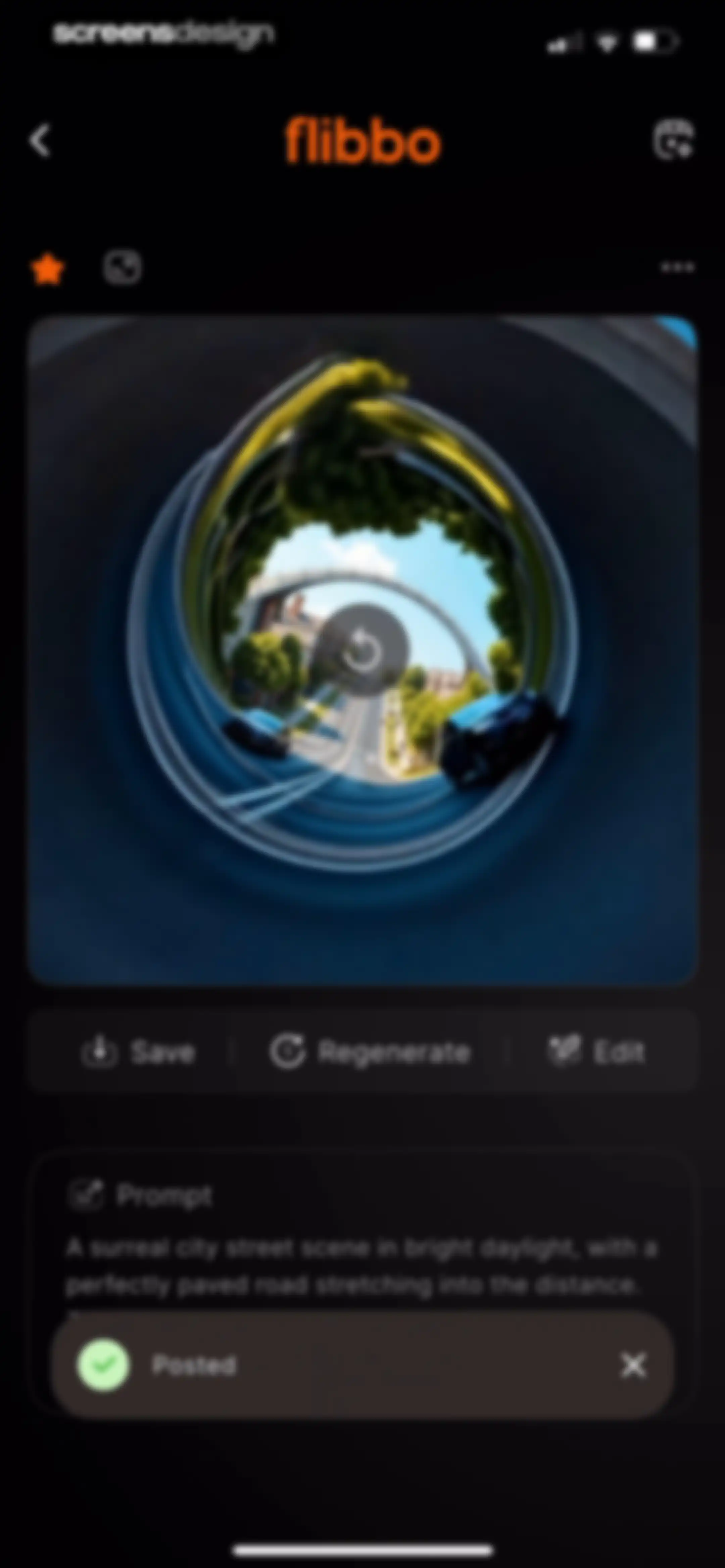 Flibbo - AI Video Image Music screen 137