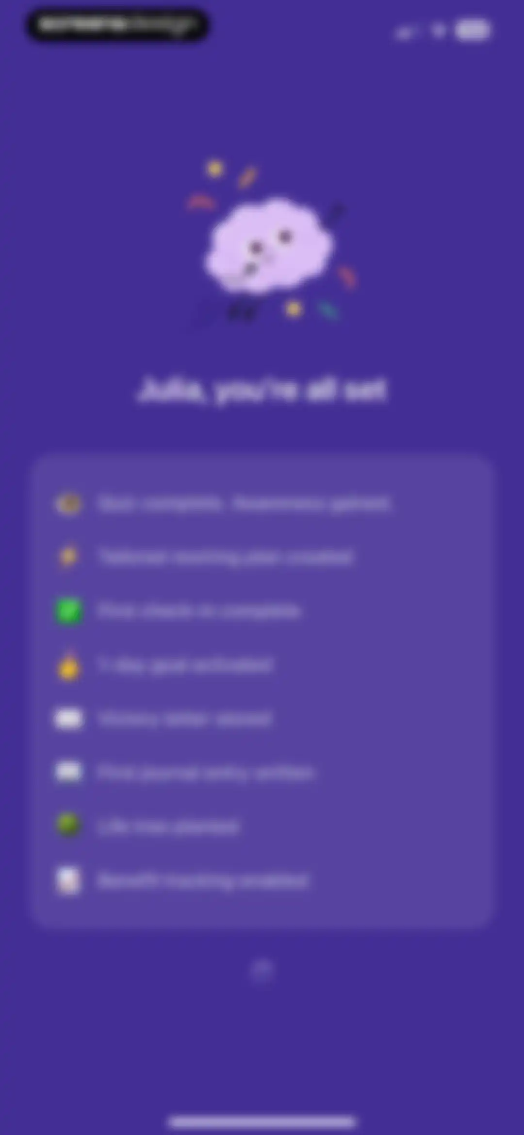 Brainbuddy: Quit PMO screen 86