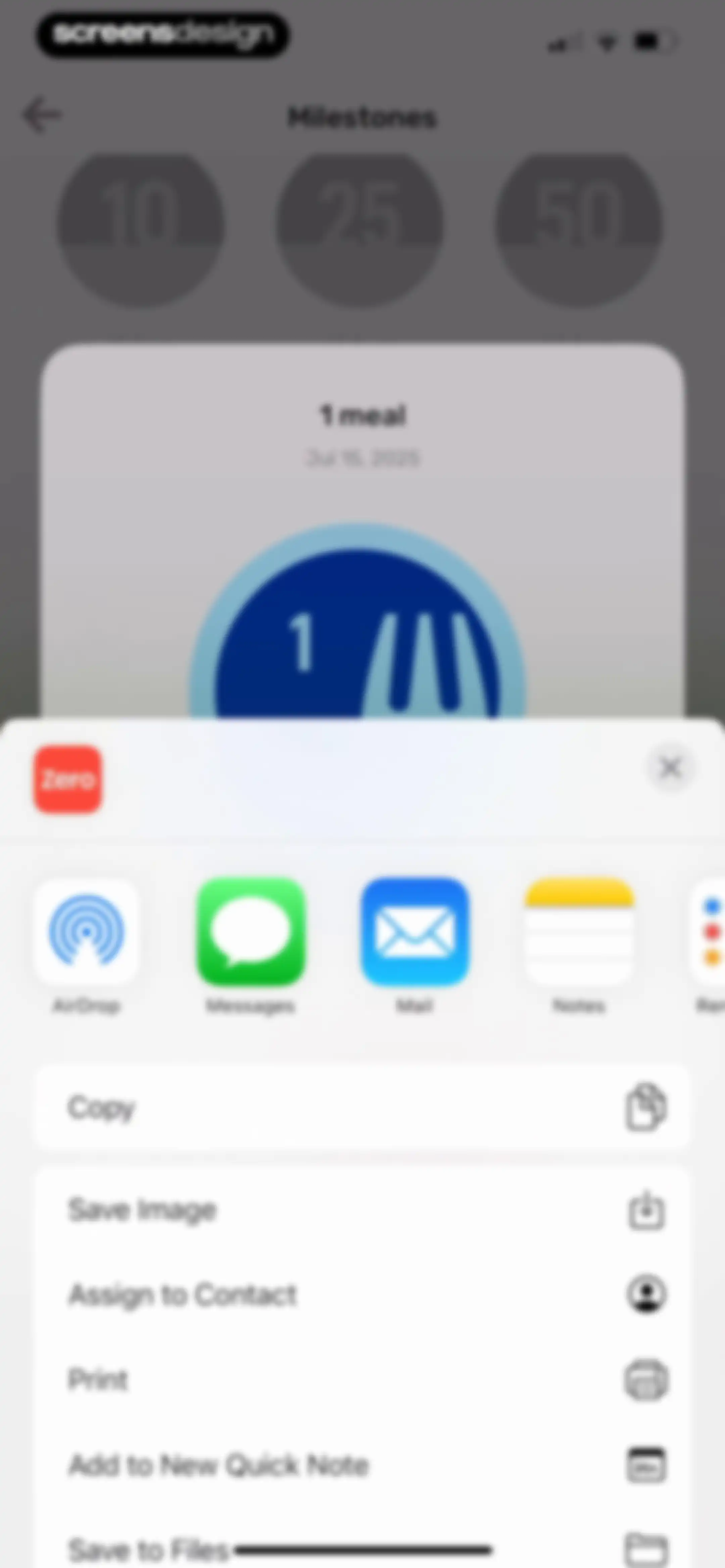 Zero: Fasting & Food Tracker screen 114