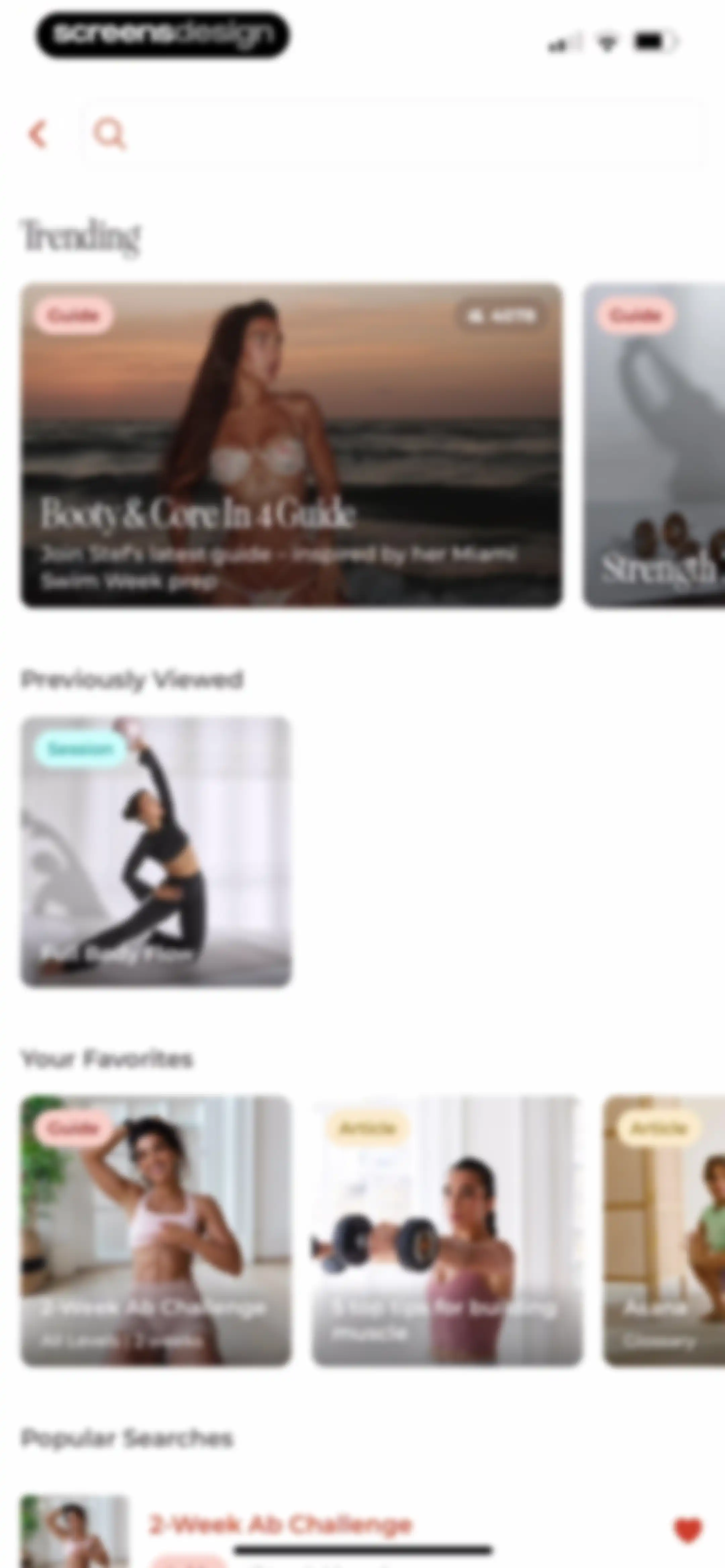 WeGLOW: Home Workout for Women screen 212
