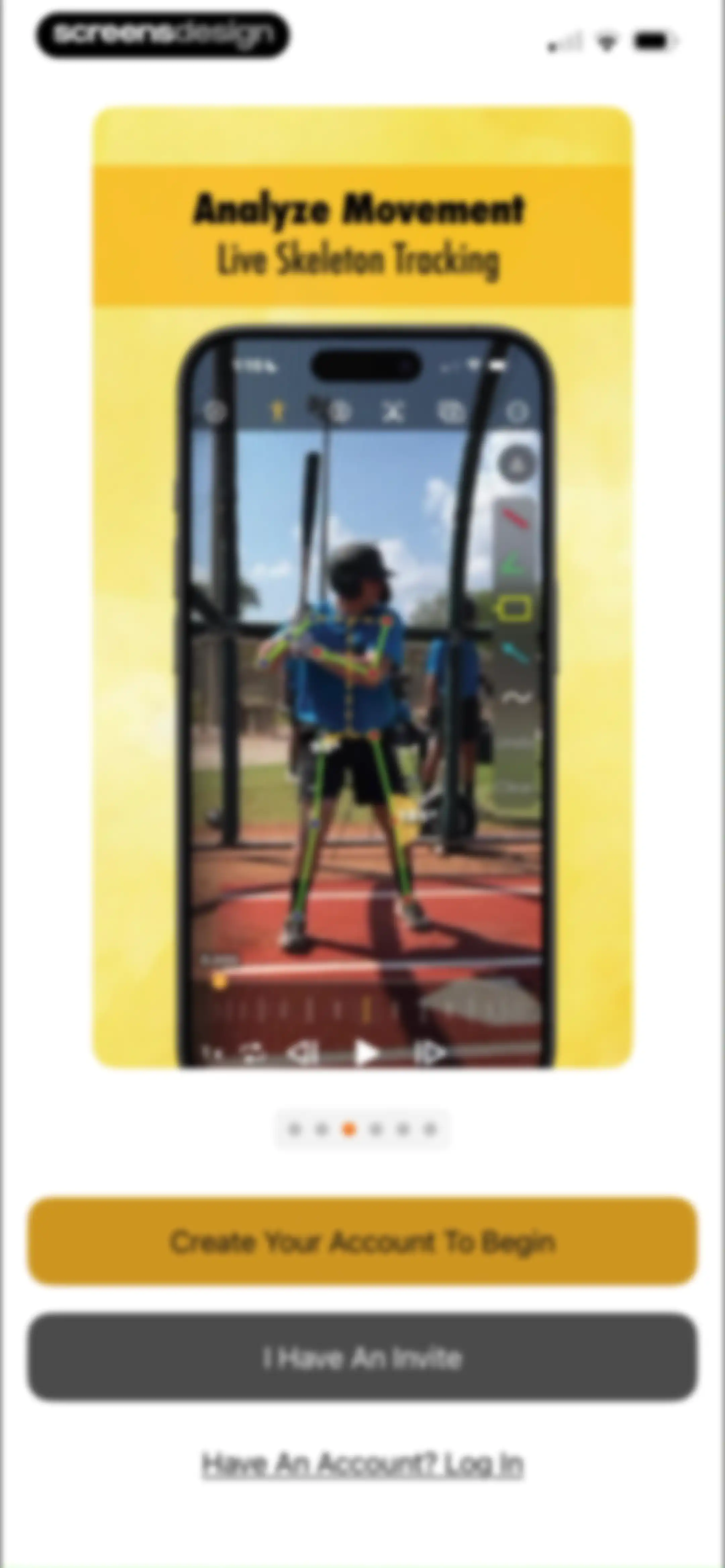Onform: Video Analysis App screen 4