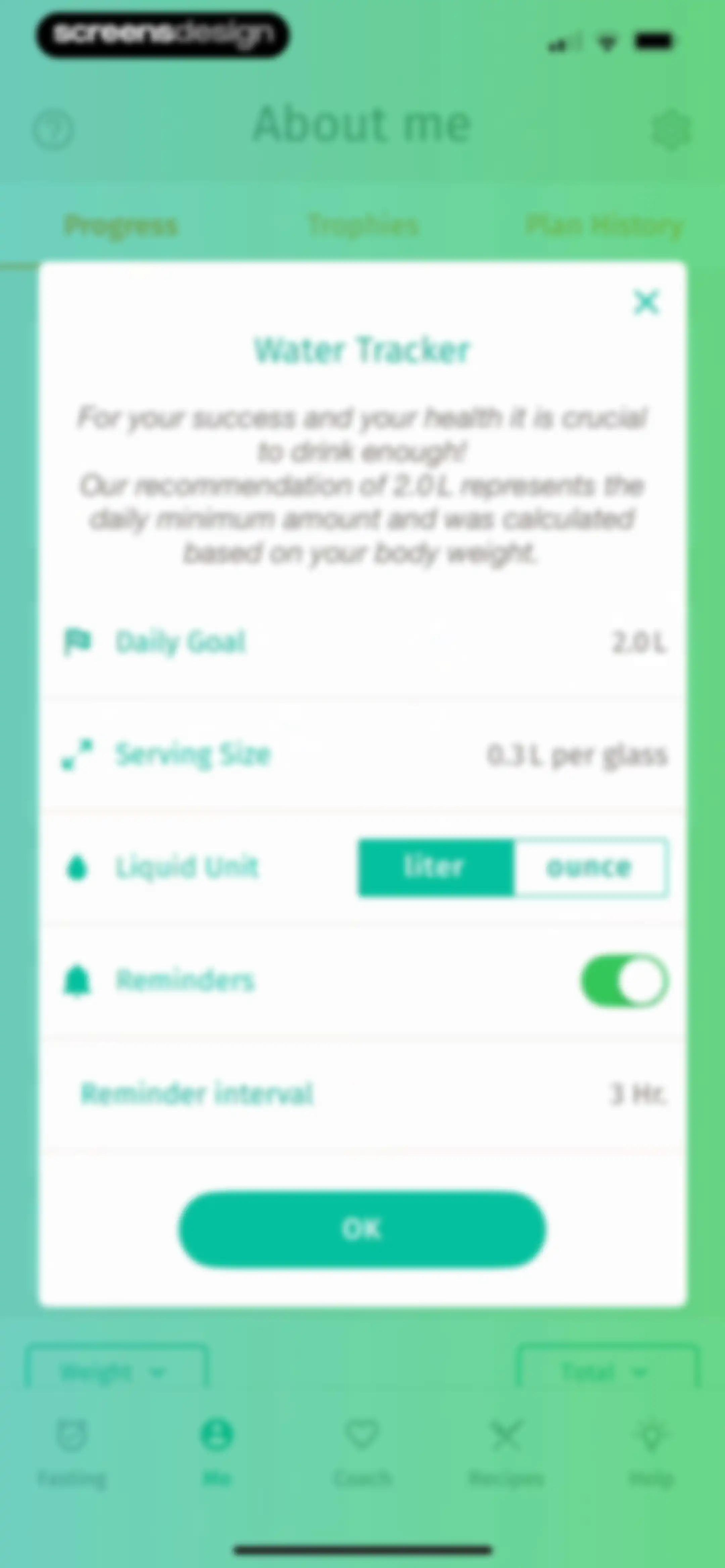 BodyFast: Intermittent Fasting screen 144