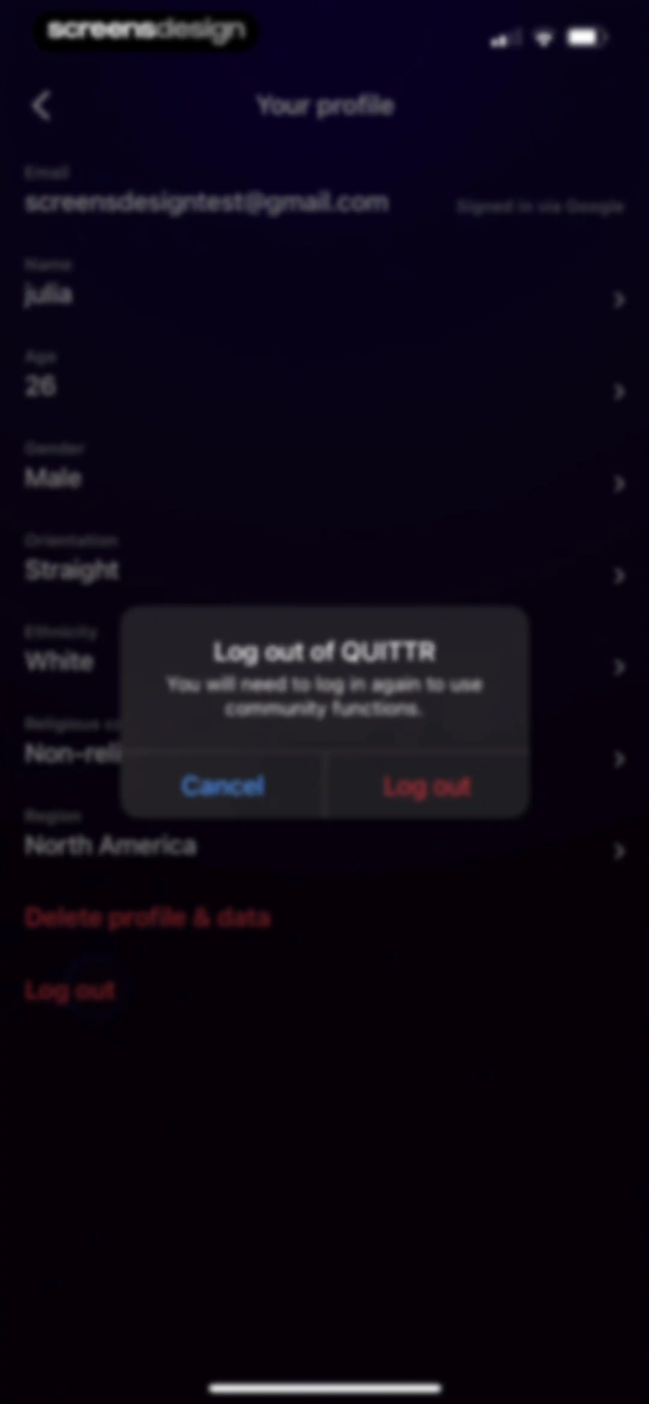 QUITTR - Break Free Now screen 177