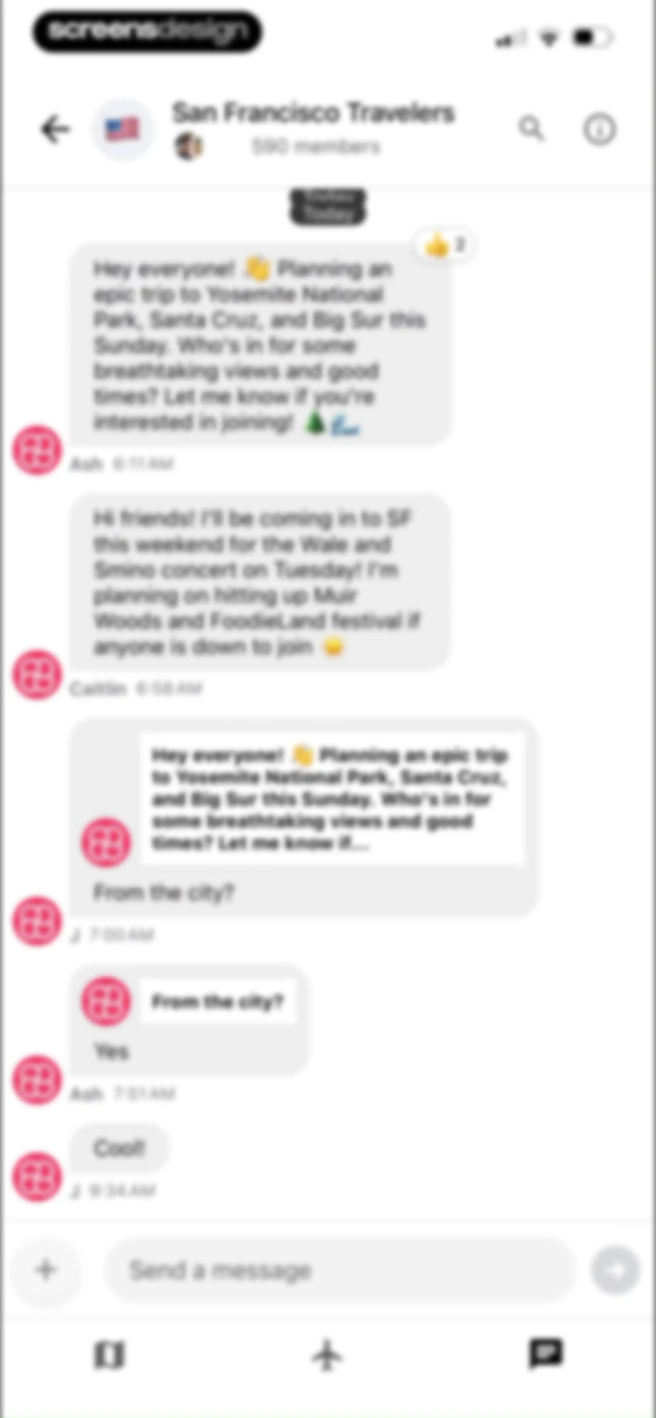 nomadtable: travel friends screen 113
