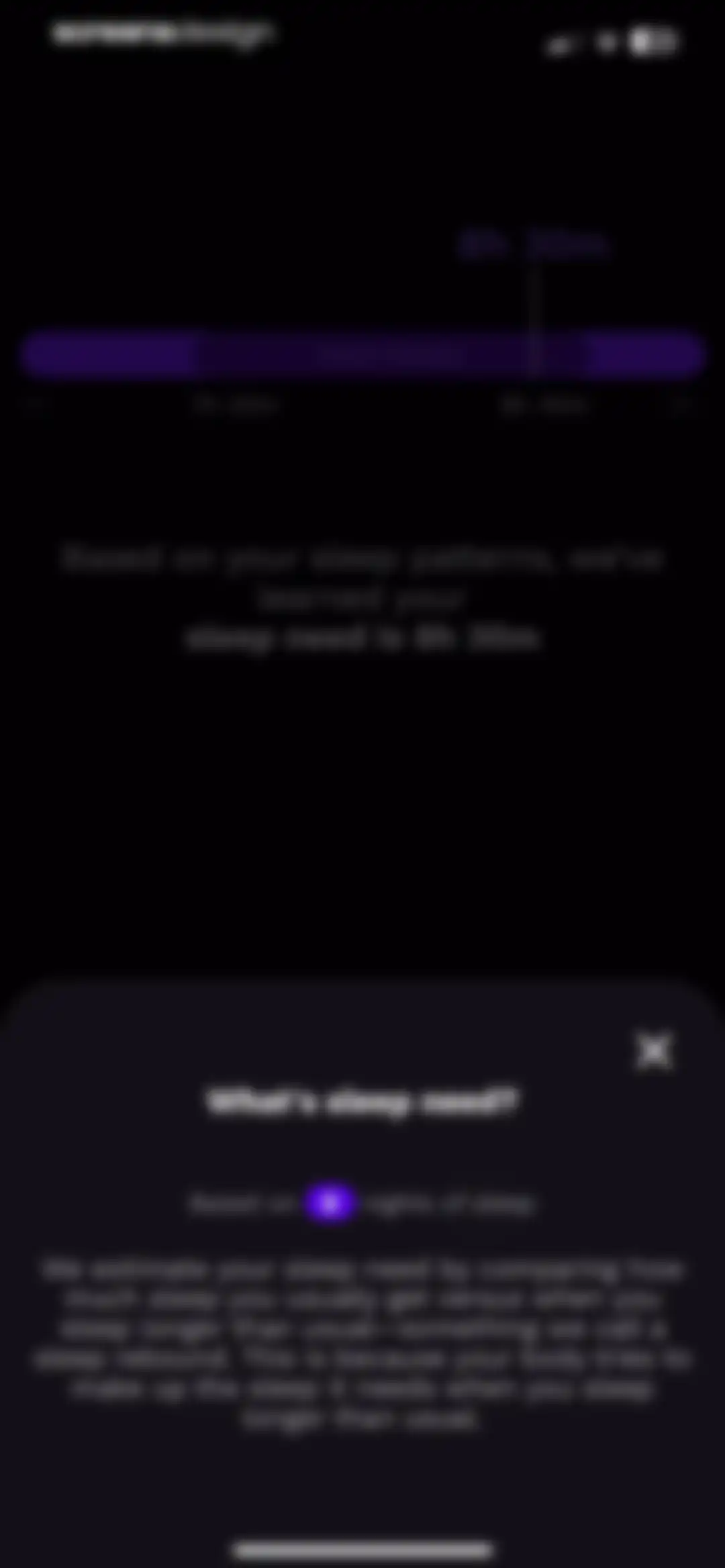 RISE: Sleep Tracker screen 31