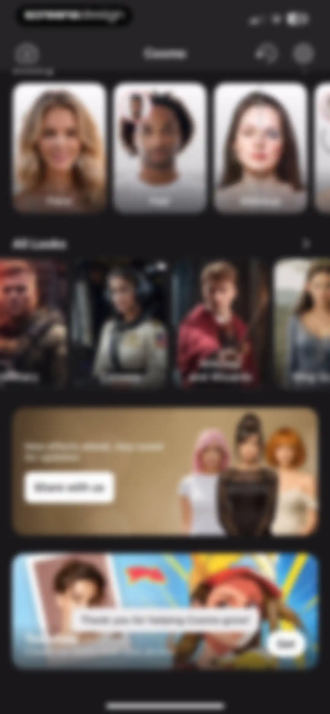 Cosmo: AI Editor, Hair Filters screen 67