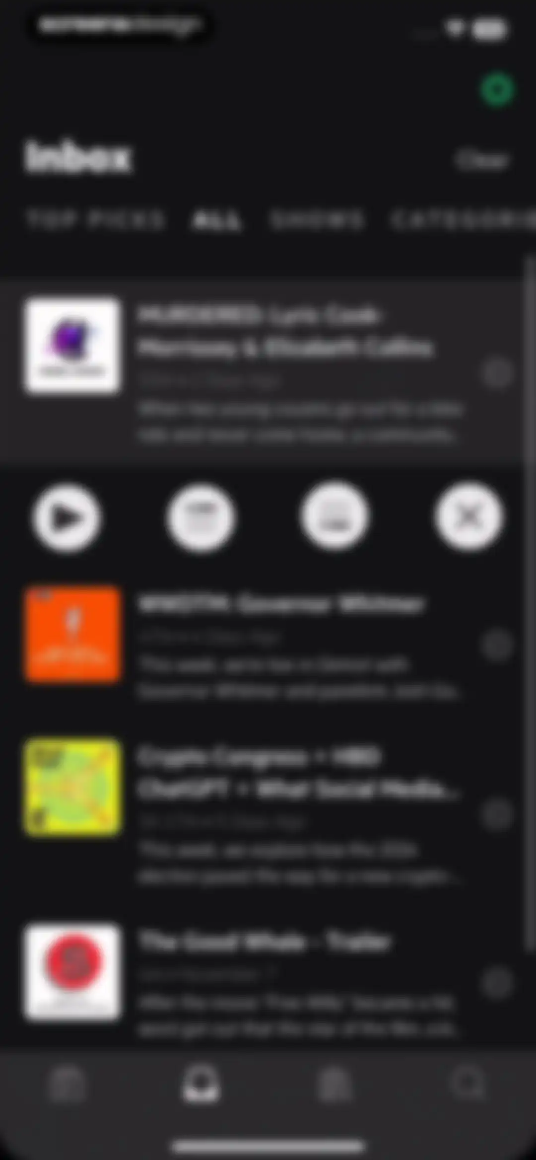 Castro: Podcast App & Player screen 14