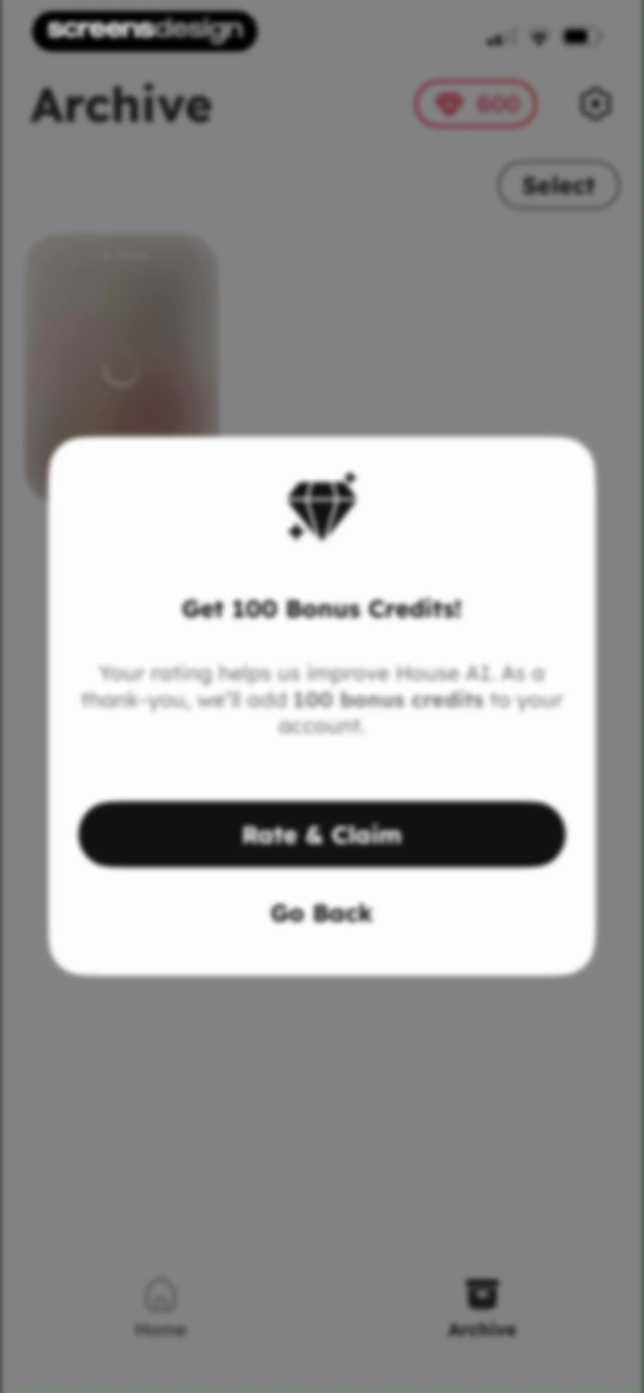 House AI: AI Room Design, Home screen 25