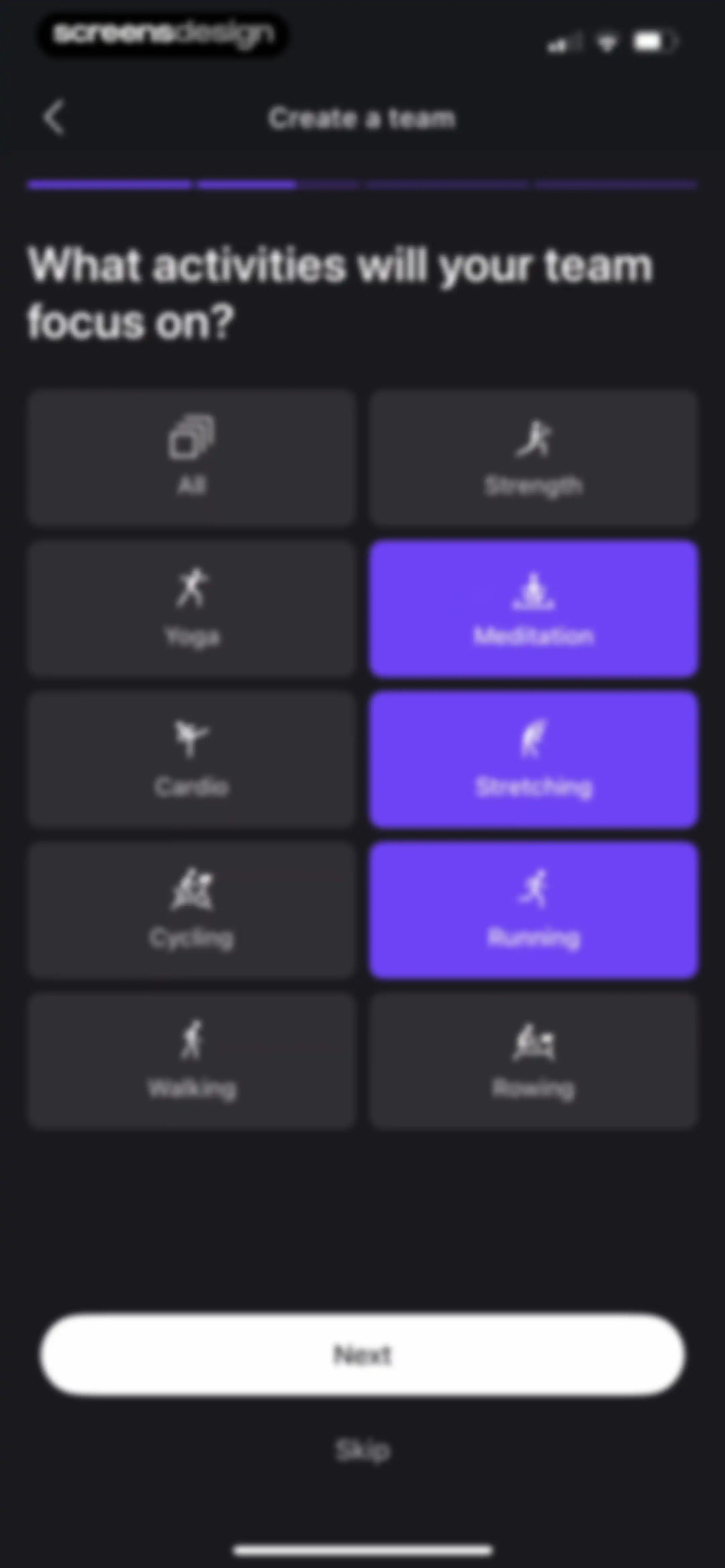 Peloton: Fitness & Workouts screen 199