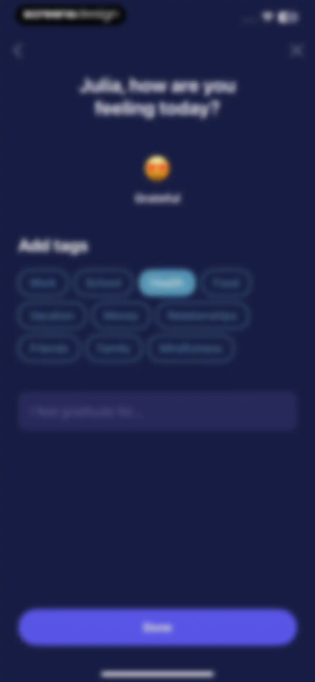 Mo Meditation, Sleep, Recovery screen 42