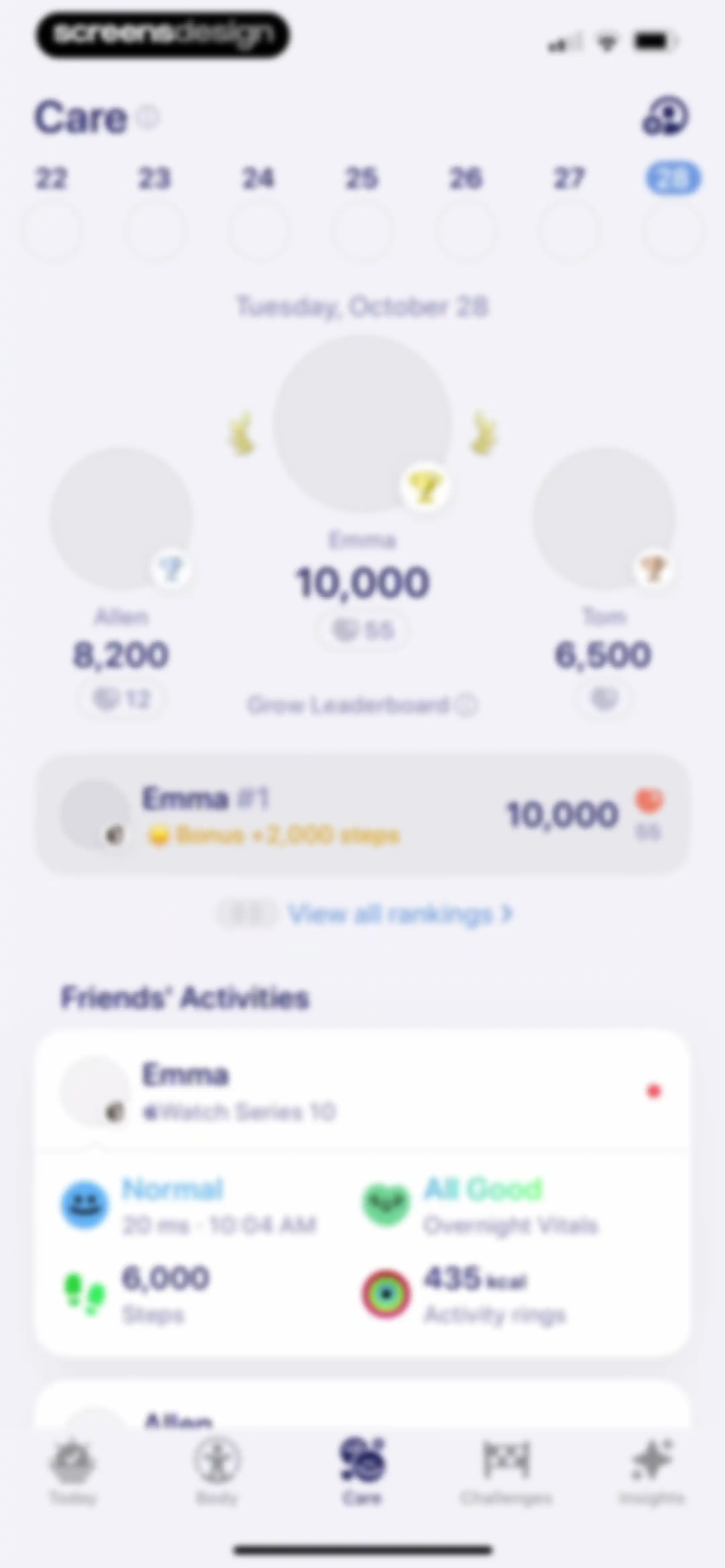 Grow: Health & Fitness screen 103