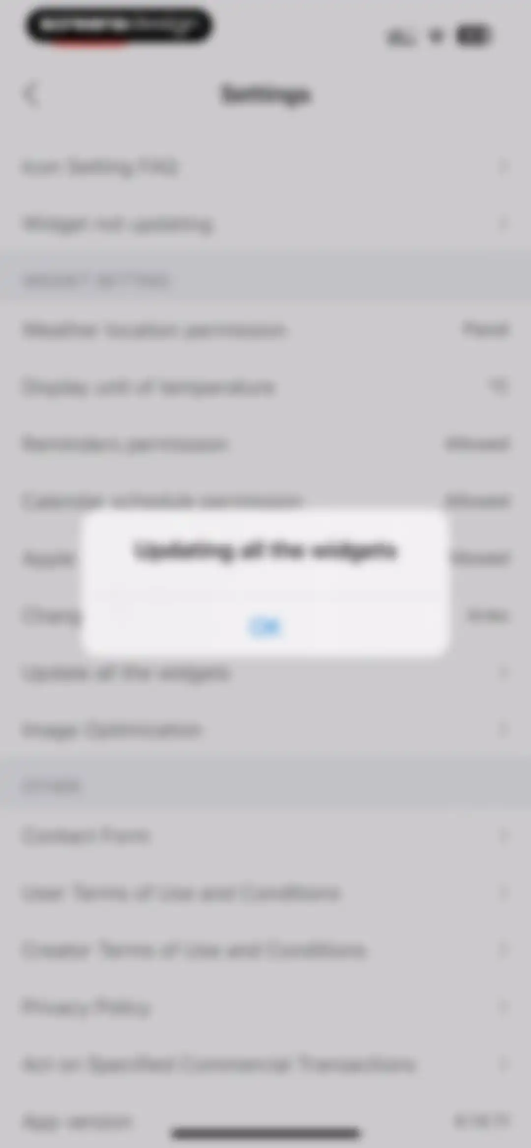 WidgetClub:Widget, Theme, Icon screen 105