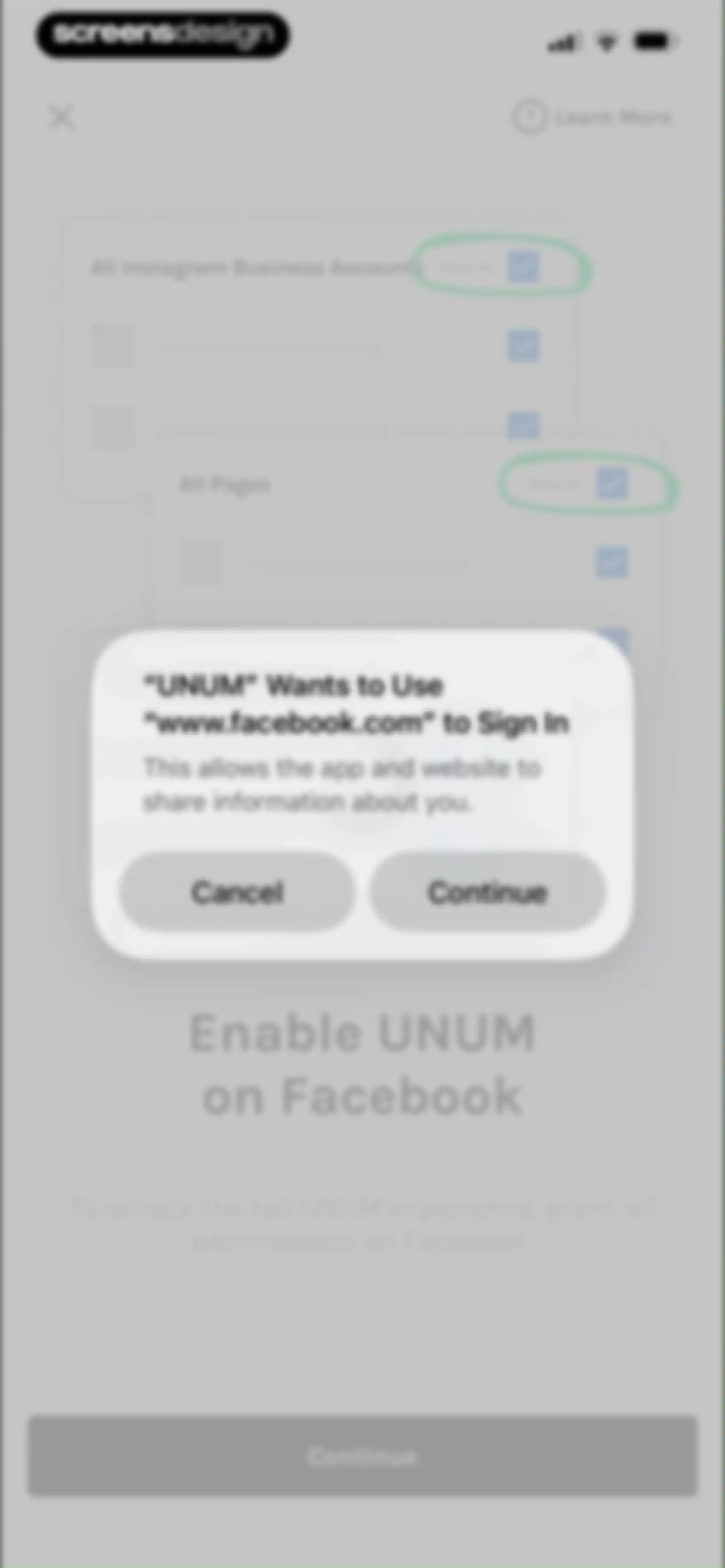 UNUM — Layout & Feed Preview screen 22