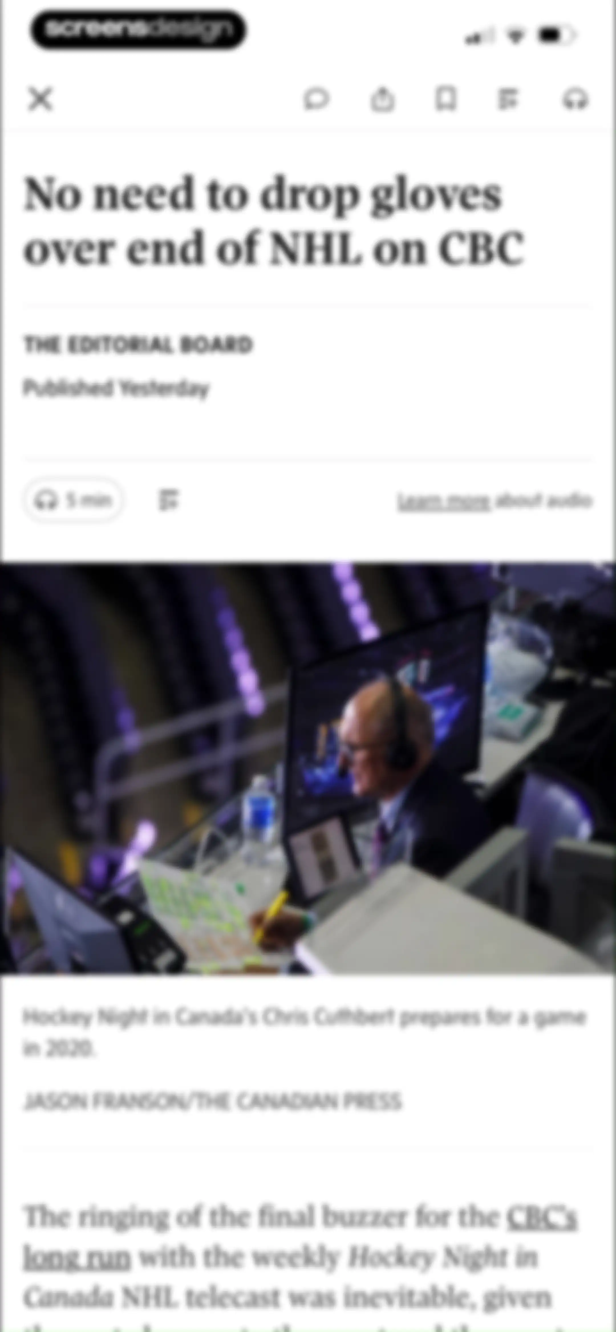 The Globe and Mail screen 57