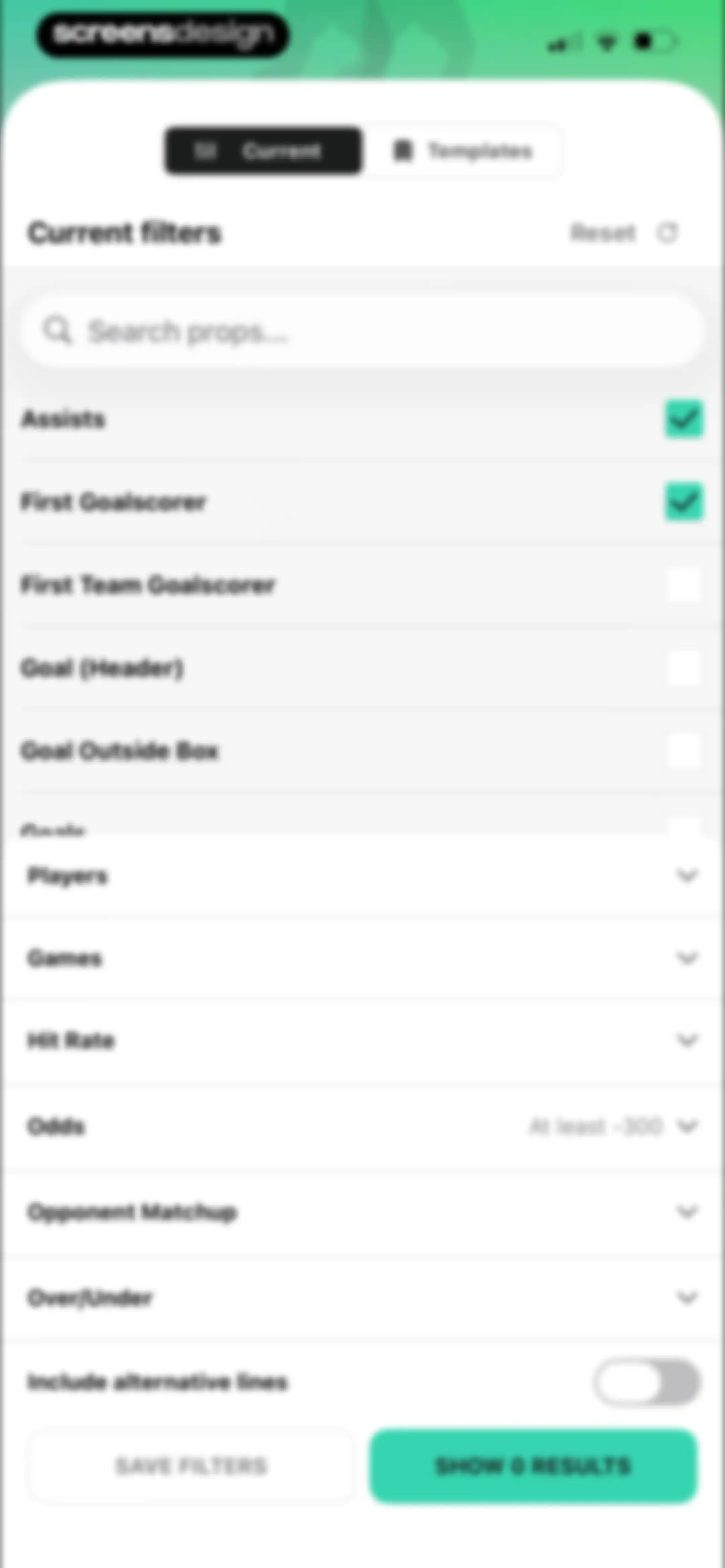 Outlier: Smart Sports Betting screen 69