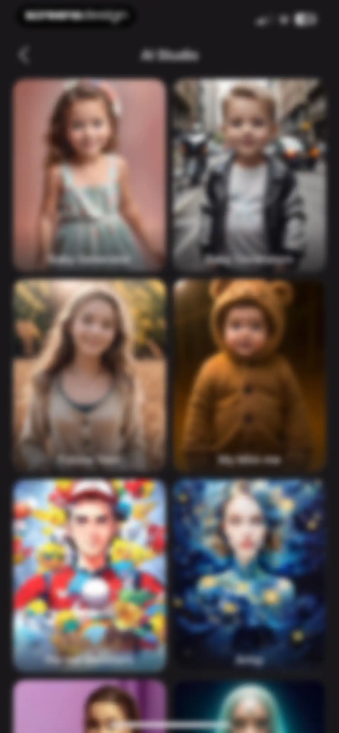 Cosmo: AI Editor, Hair Filters screen 61