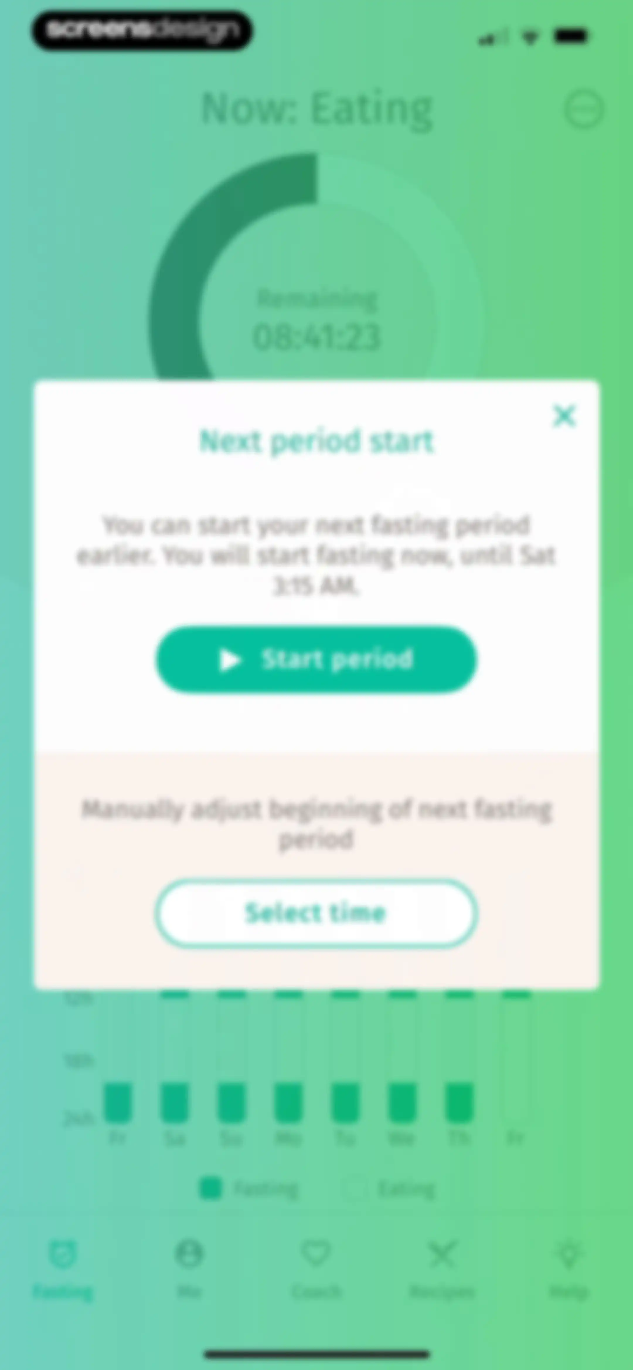 BodyFast: Intermittent Fasting screen 76