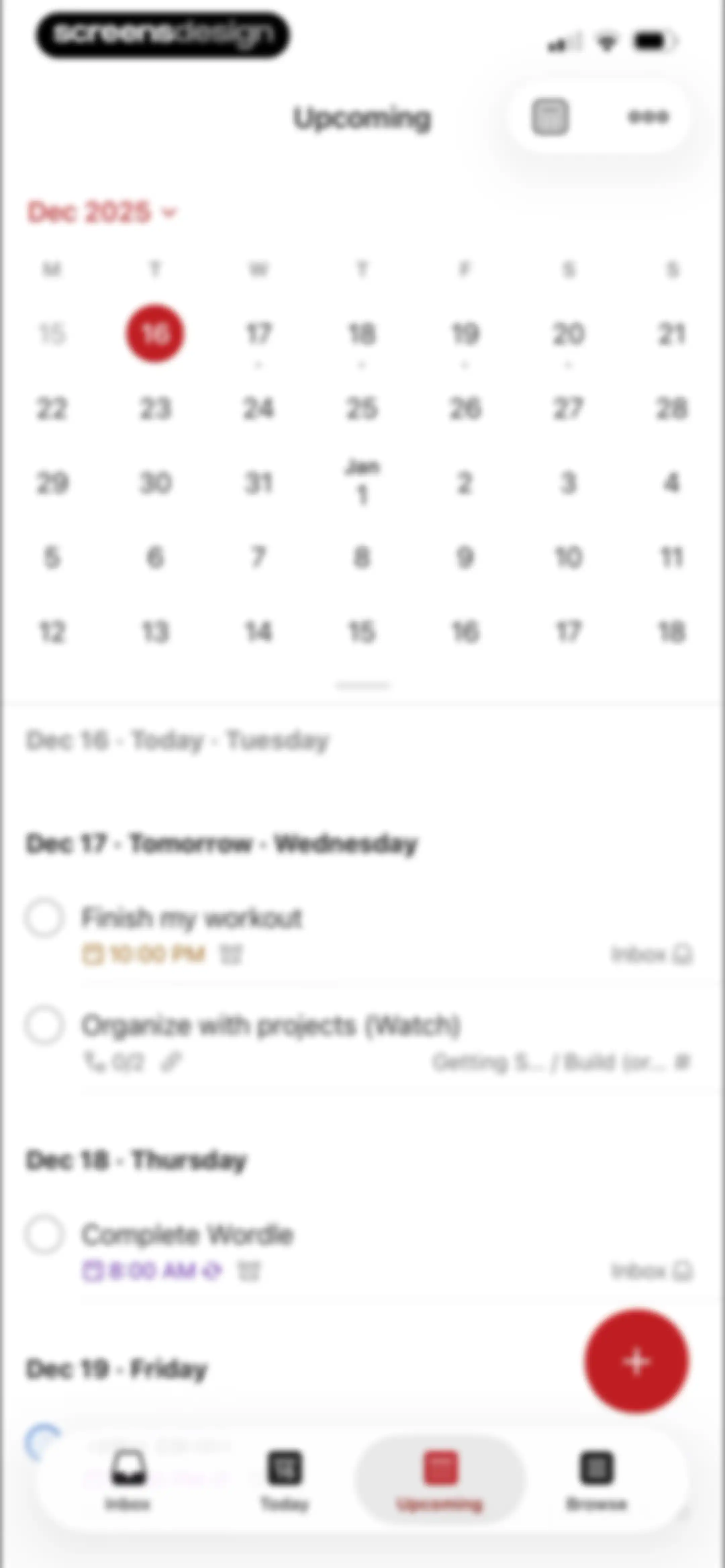 Todoist: To Do List & Calendar screen 119
