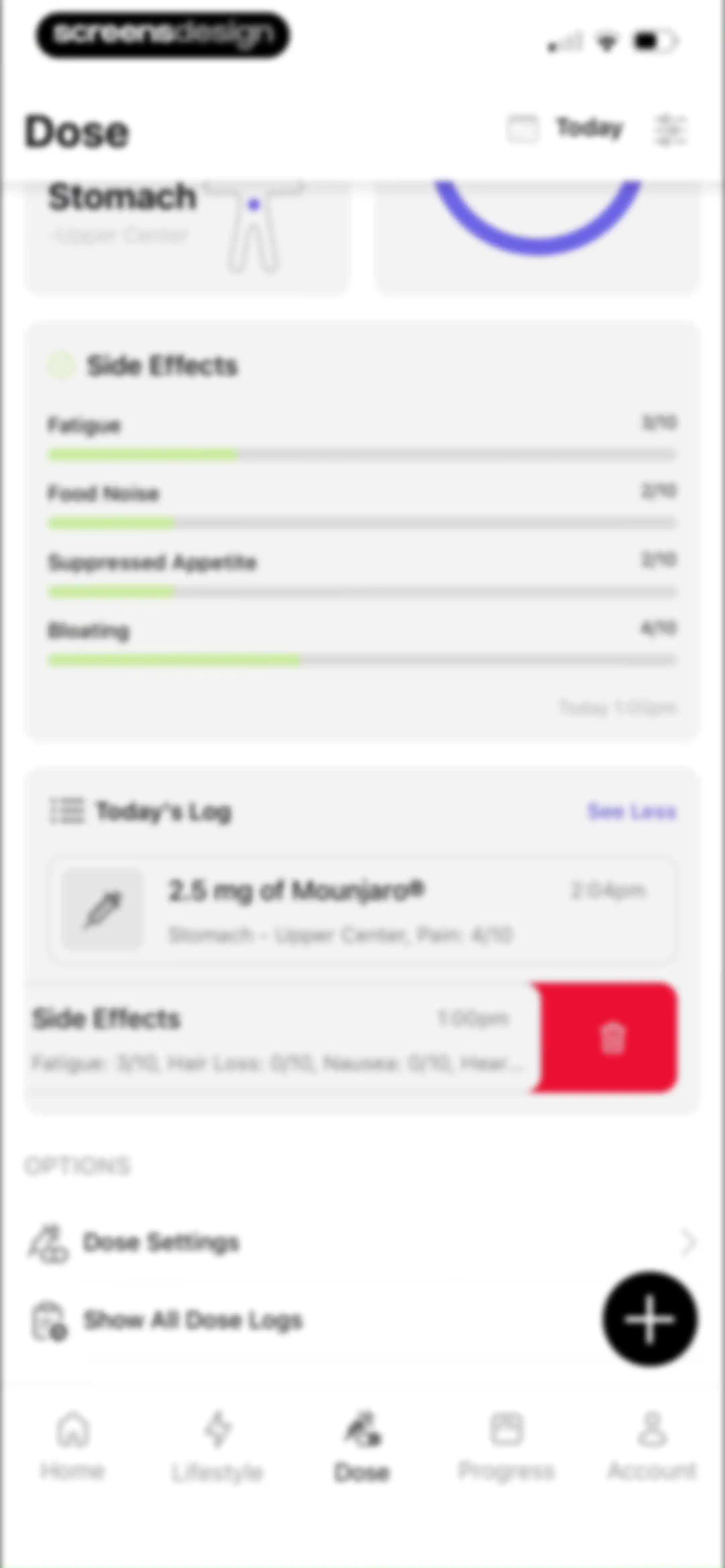 MeAgain: GLP-1 Tracker App screen 139