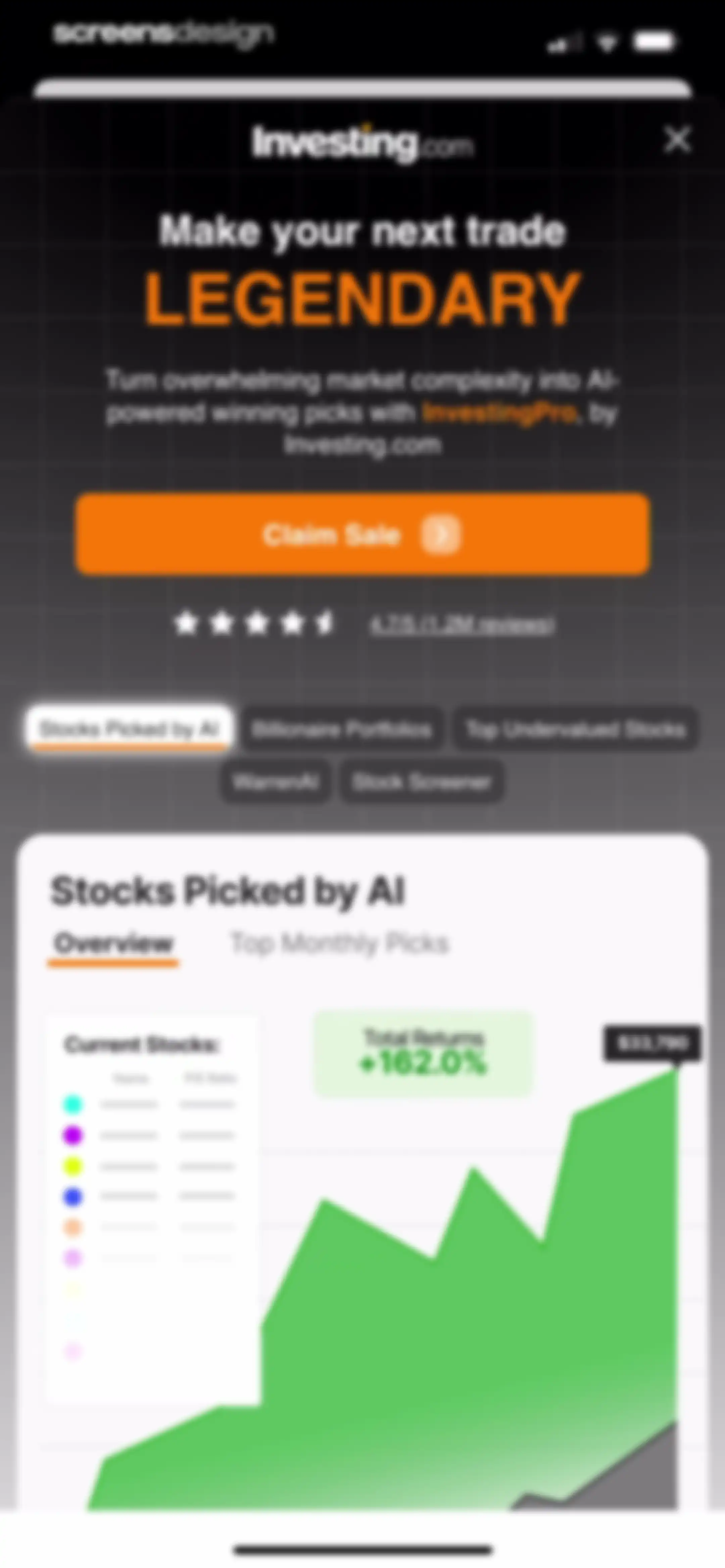 Investing.com: Stock Market screen 81