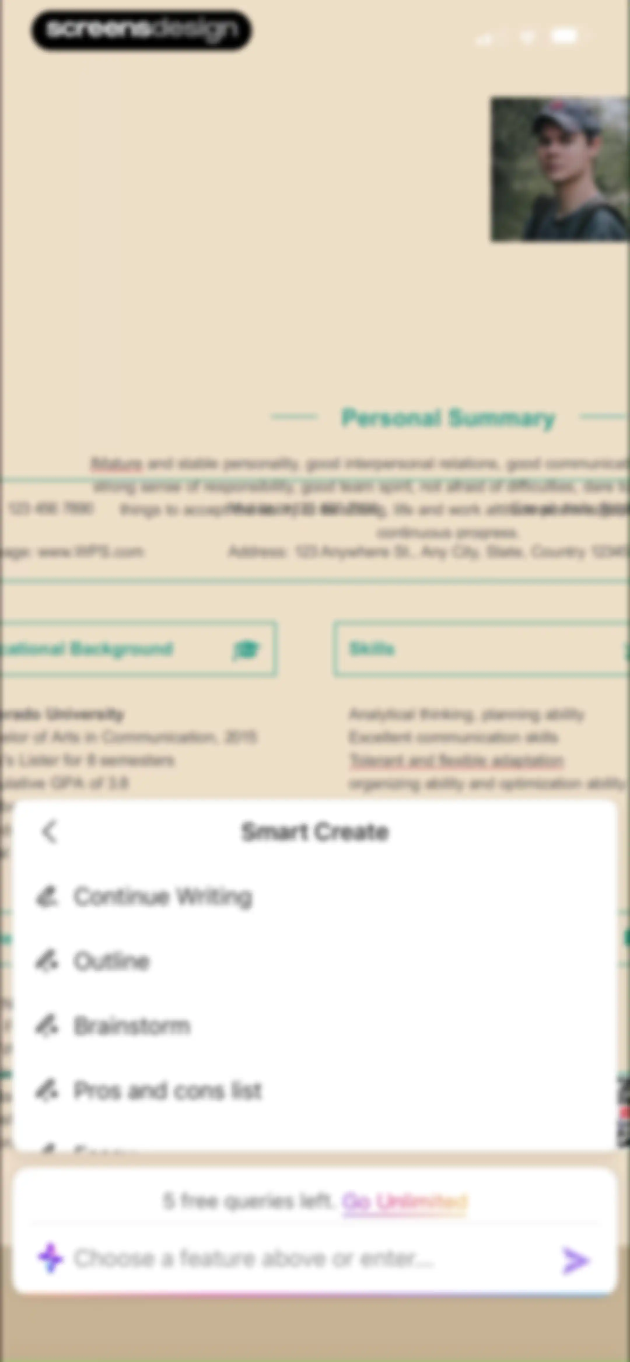 WPS Office-AI Doc, PDF, Sheet screen 68