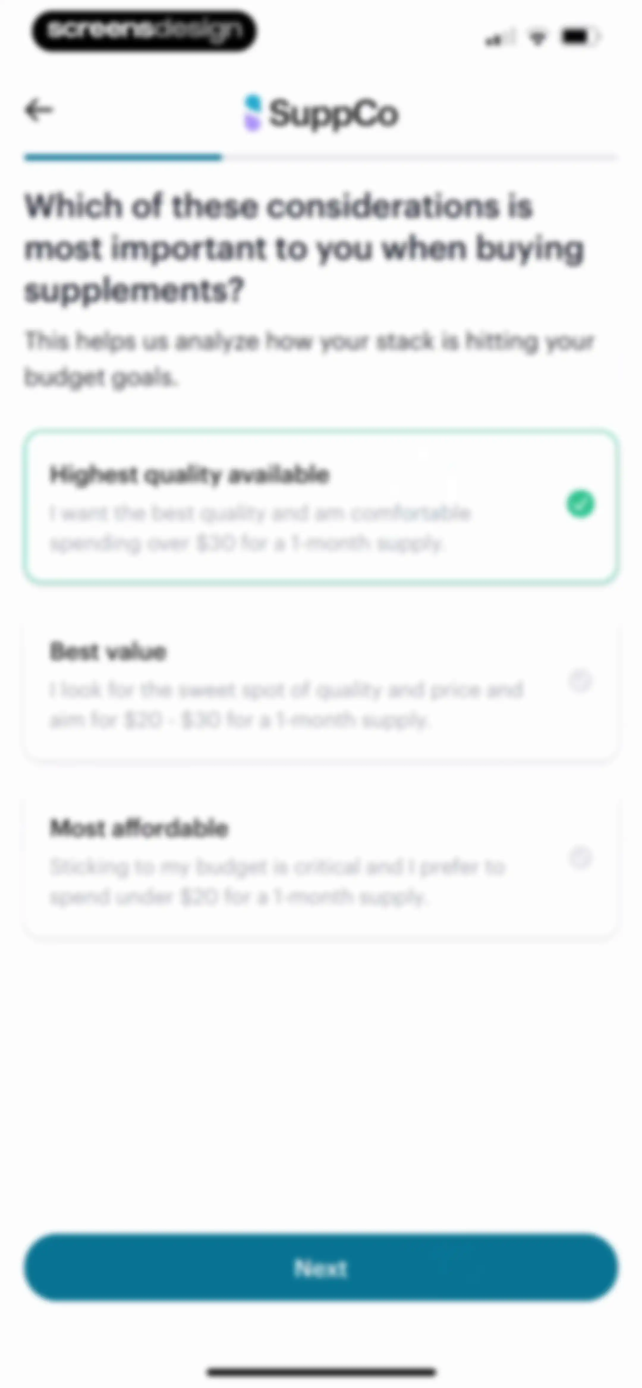 SuppCo: Supplement Scanner screen 18