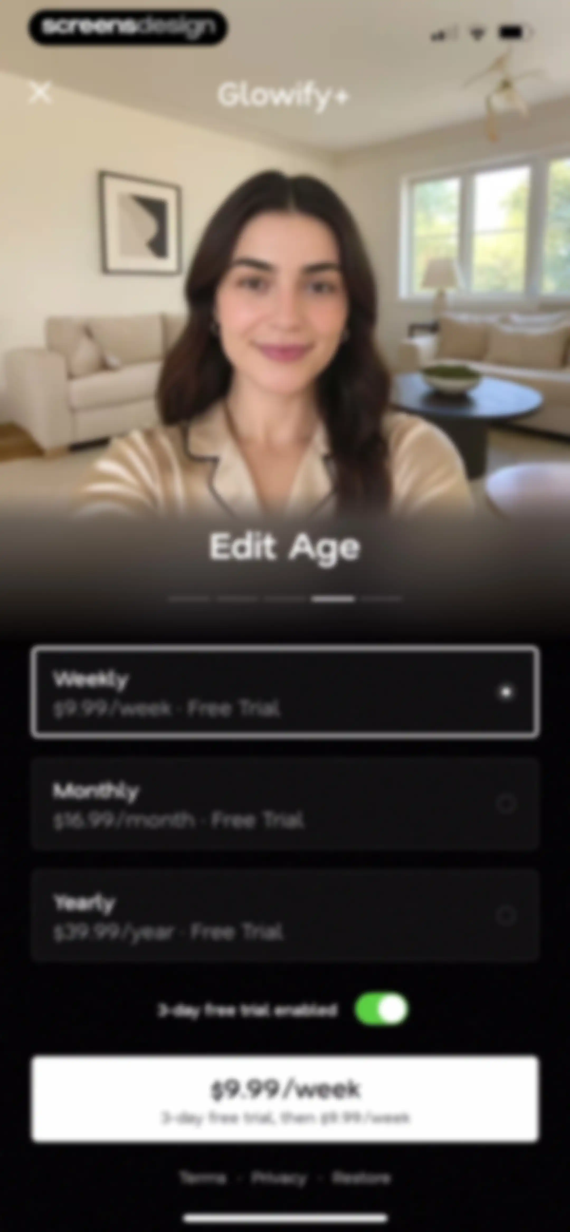 Glowify - AI Hairstyle Try On screen 67