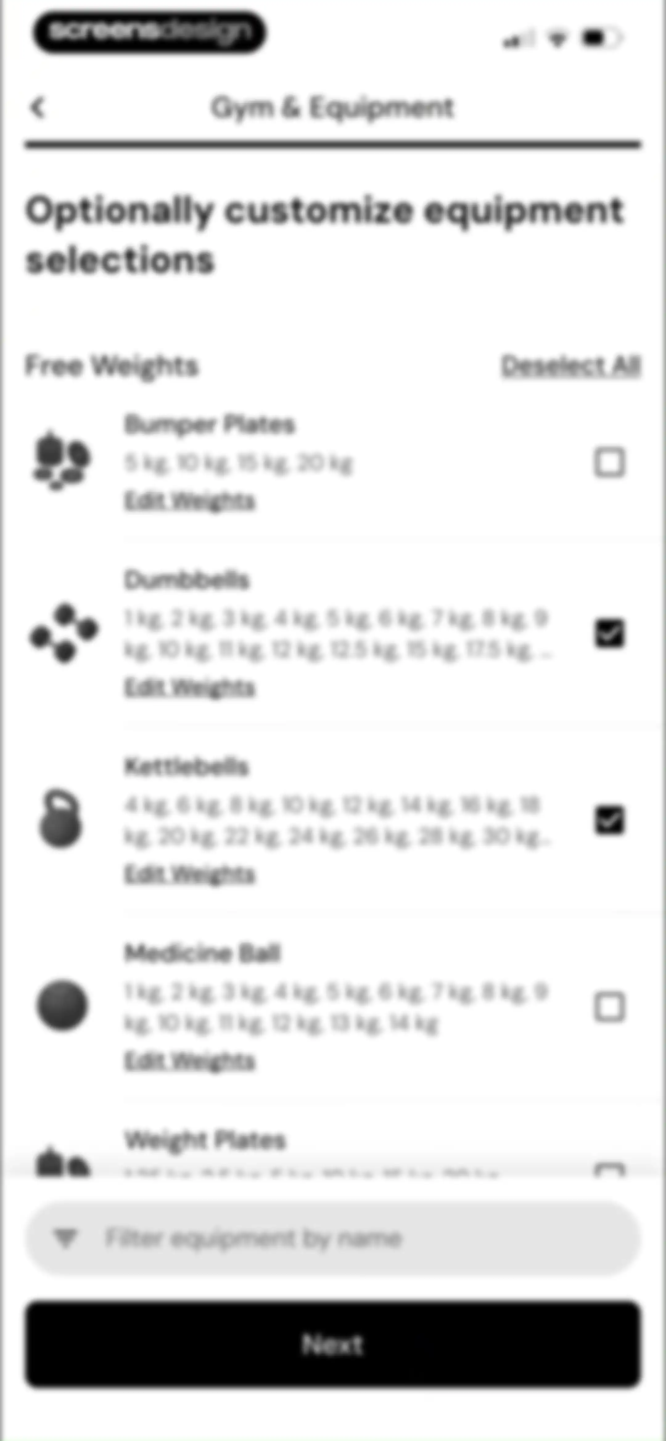 MacroFactor Workouts - Tracker screen 20