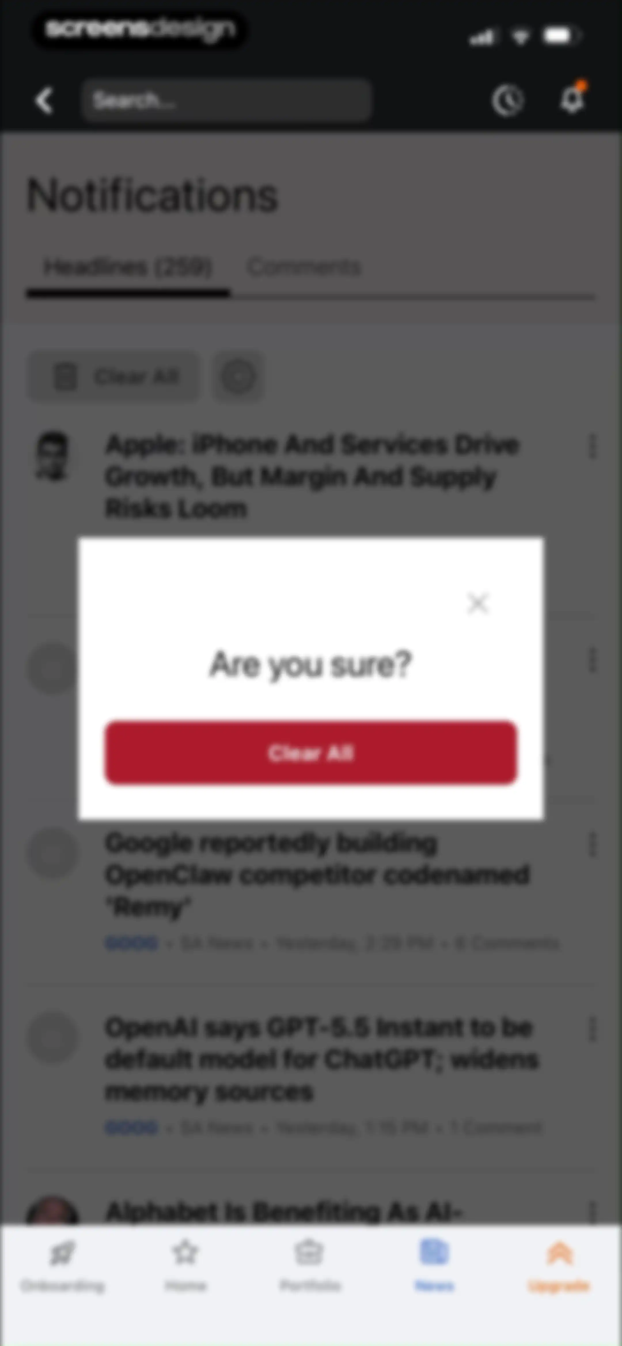 Seeking Alpha: News & Analysis screen 98