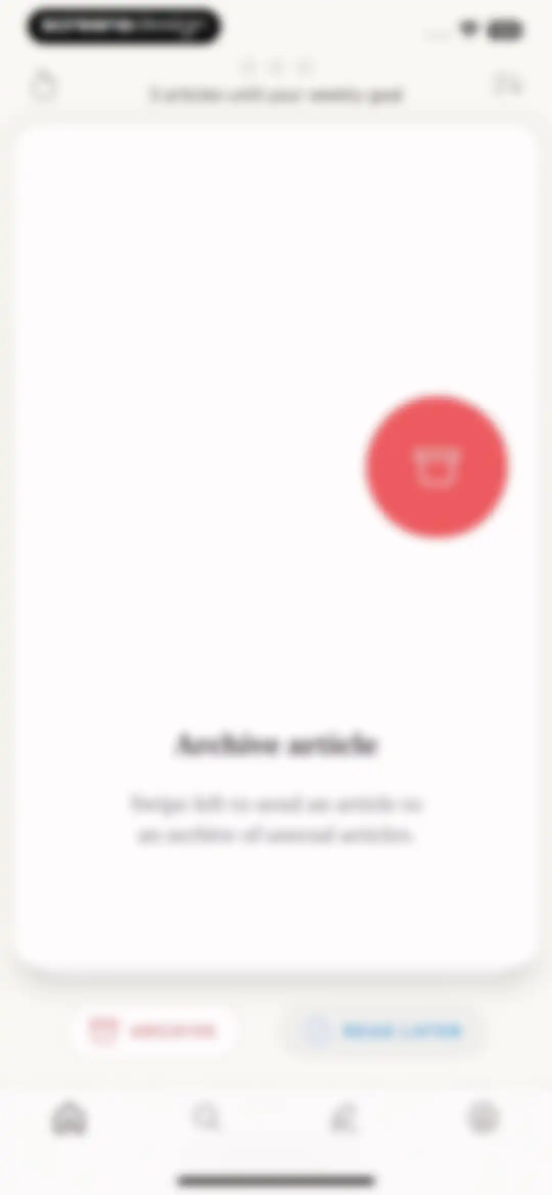 Alfread: grow reading habit screen 10