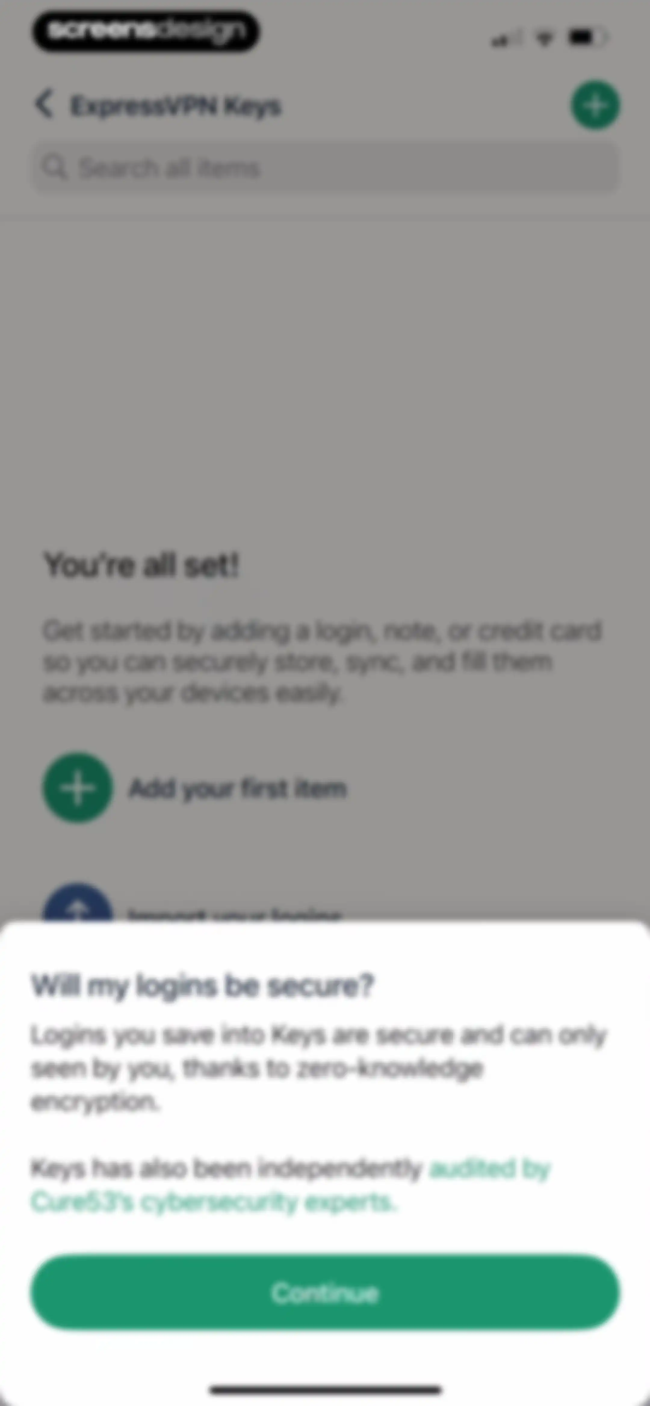 ExpressVPN · Secure & Fast VPN screen 50