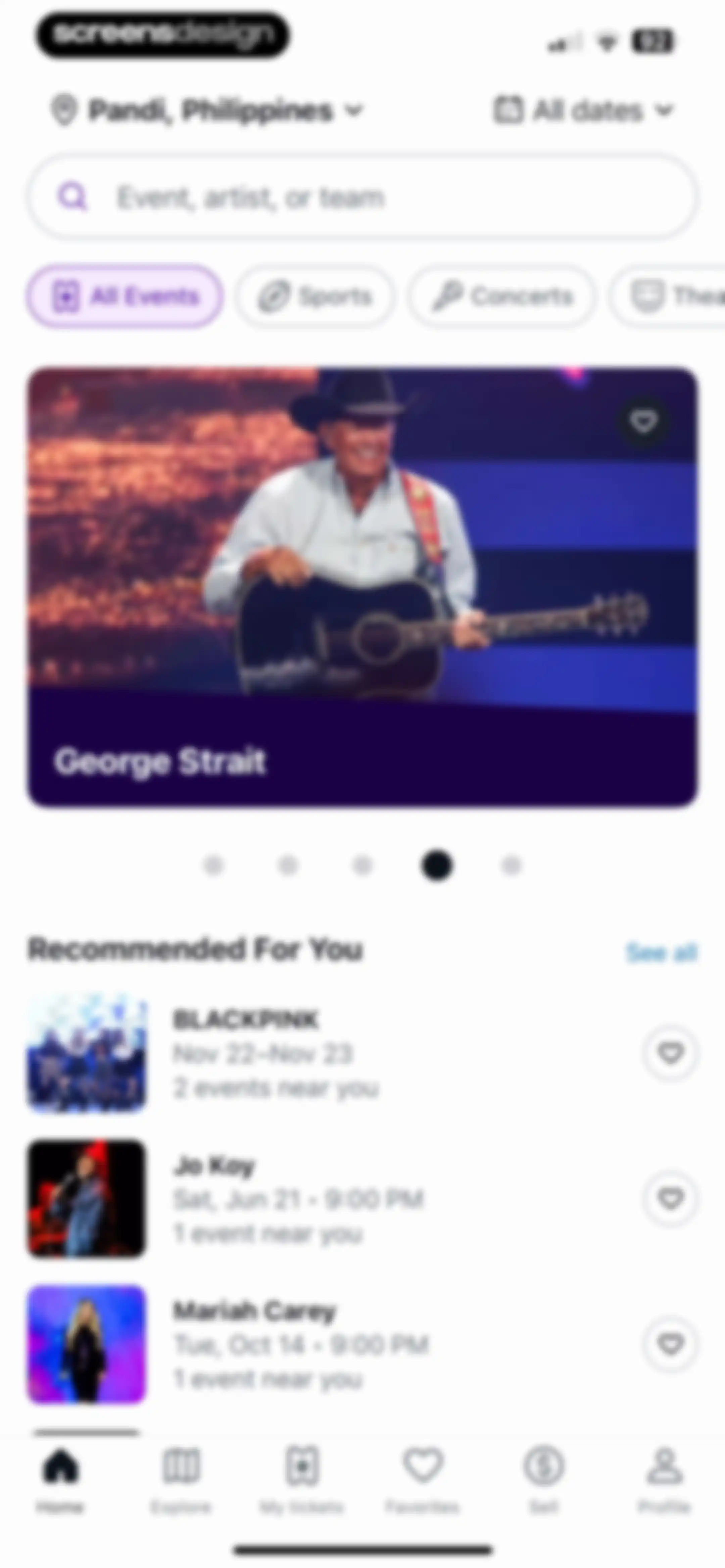 StubHub: Event Tickets screen 23