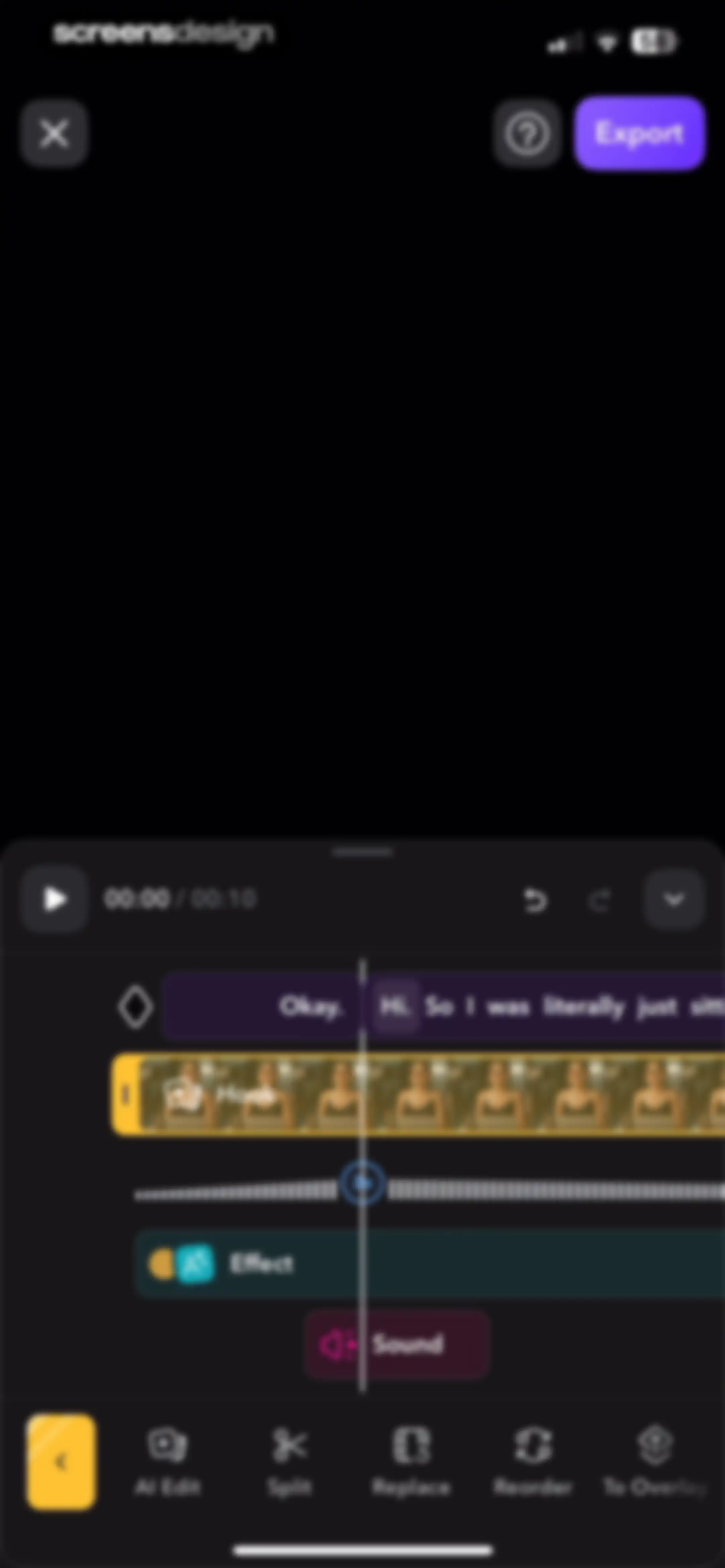 Captions: AI Edits Your Video screen 55
