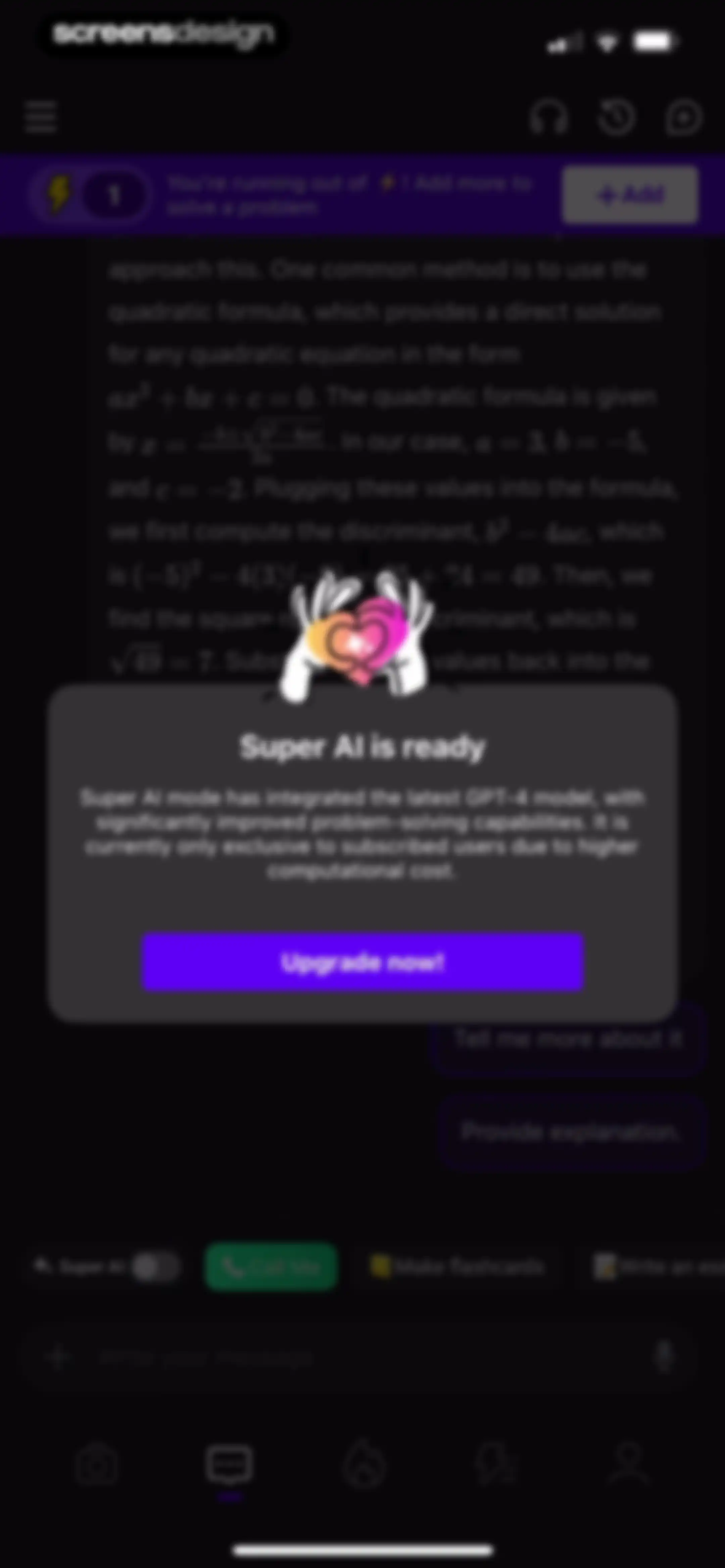Answer.AI - Your AI tutor screen 43