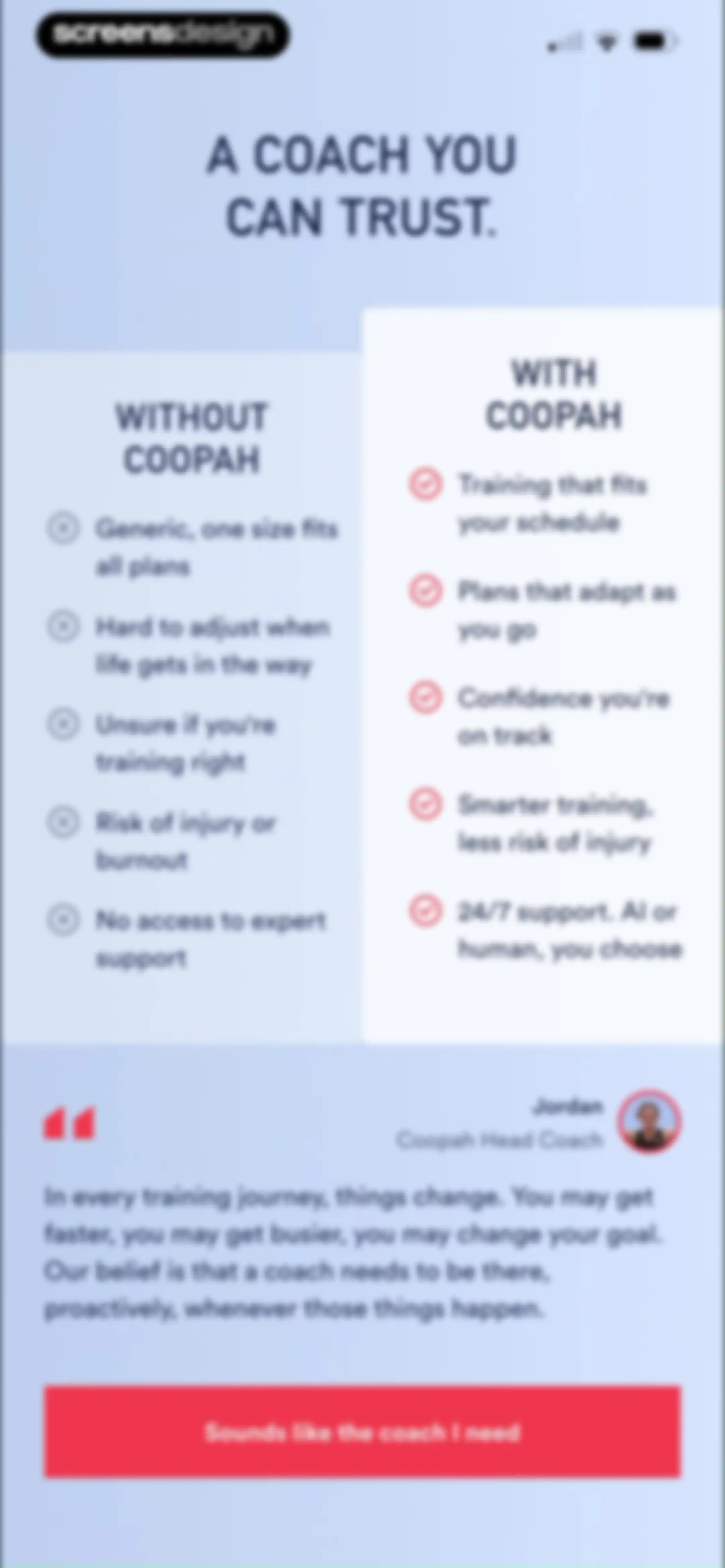Coopah: The Run Coaching App screen 11