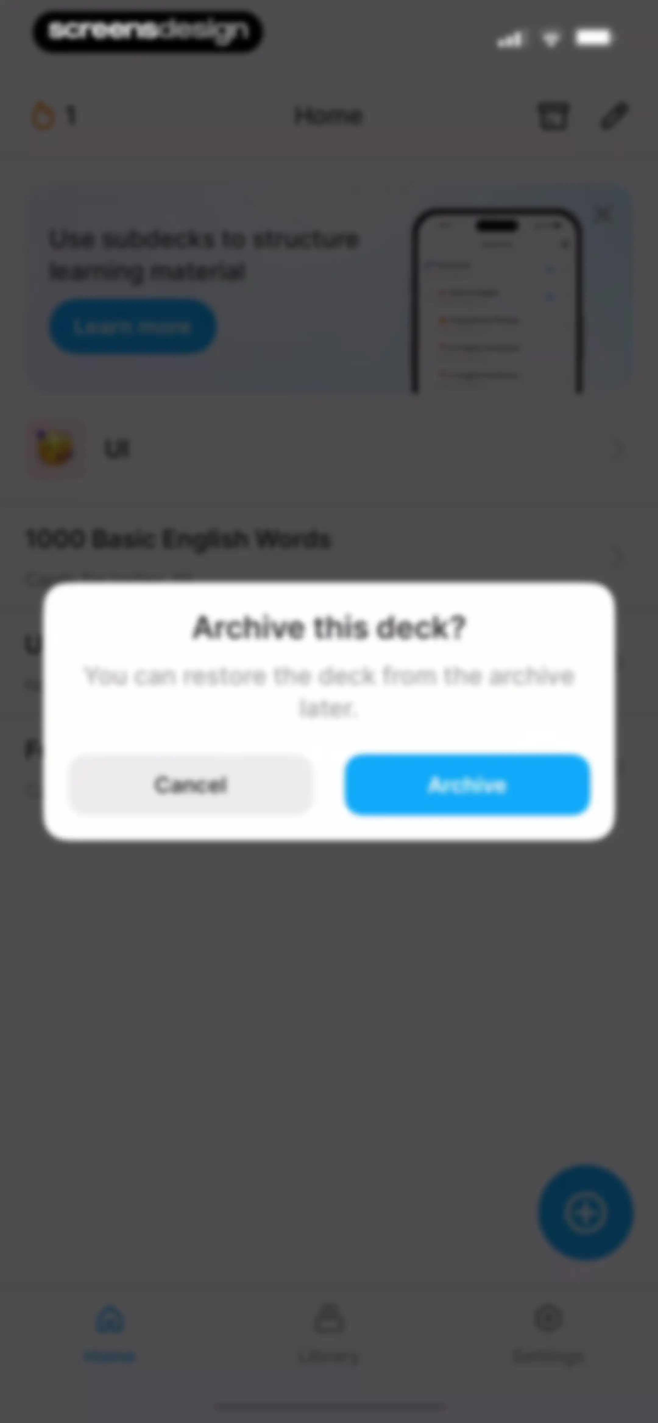 Noji - Flashcards study app screen 103