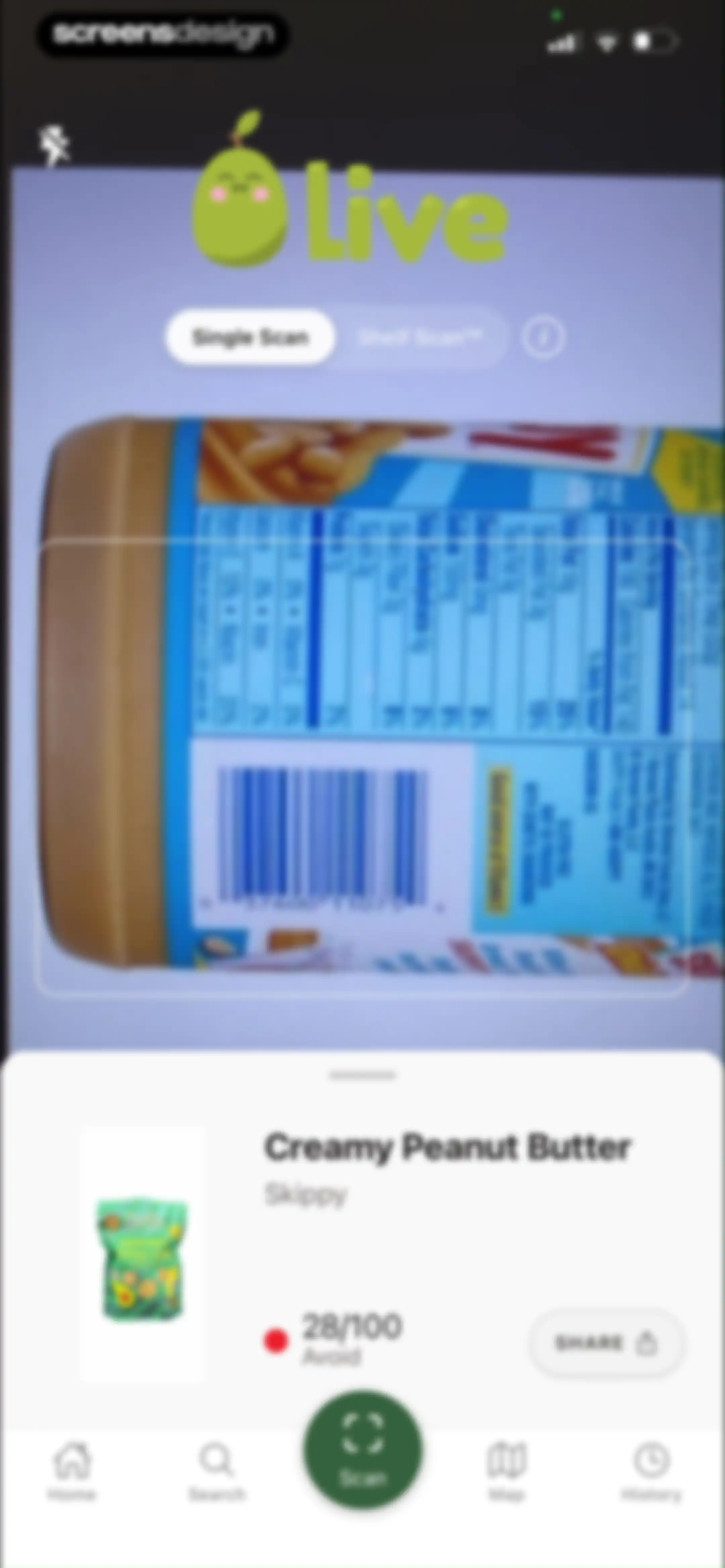 Olive: Food & Cosmetic Scanner screen 92