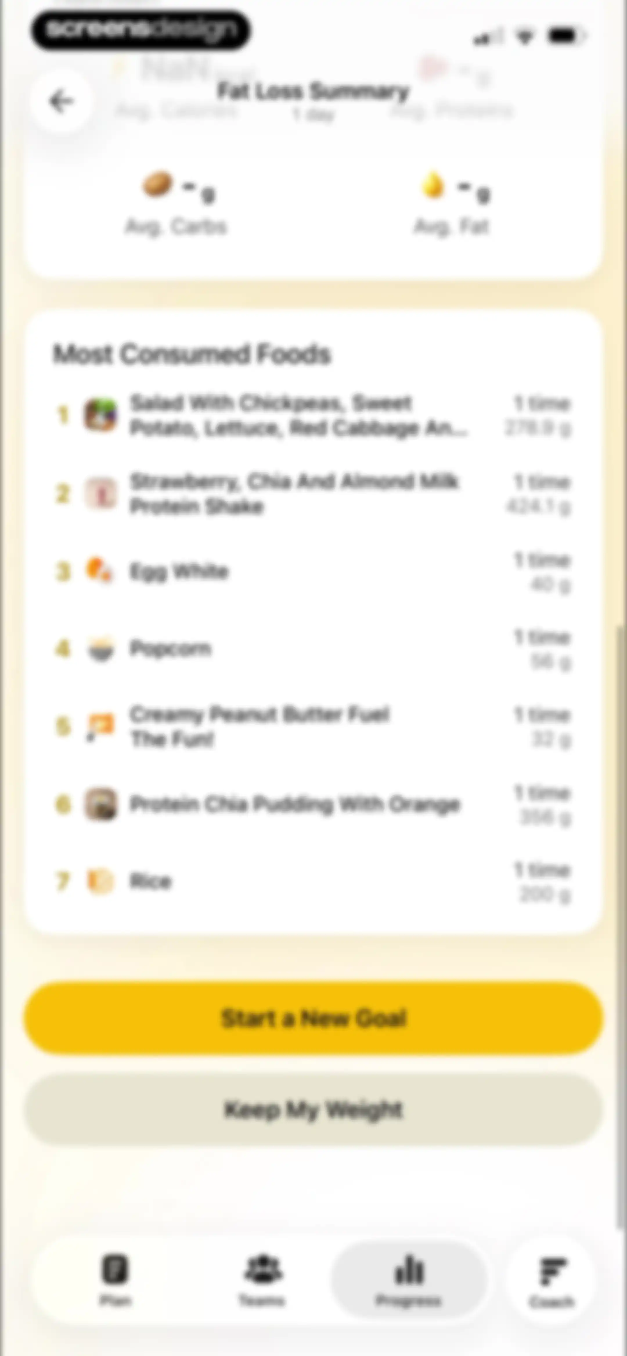 Fitia: Calorie Counter & Diet screen 210