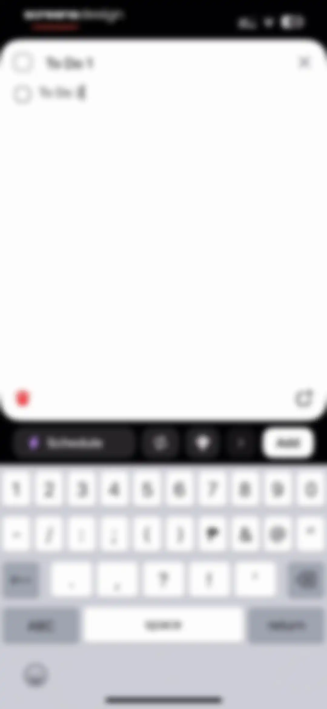 Amie - Todos, calendar screen 58