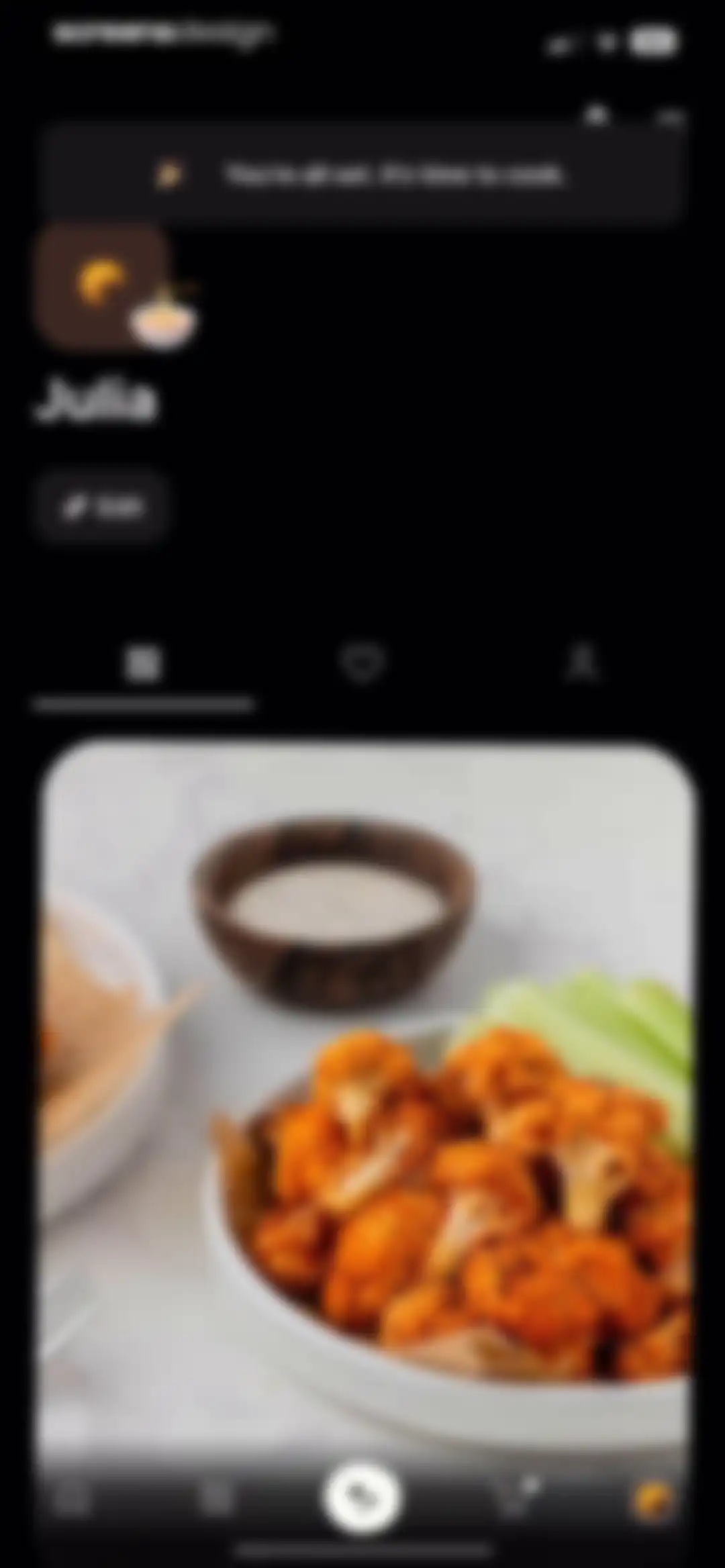 CREME: Create Memorable Meals screen 92