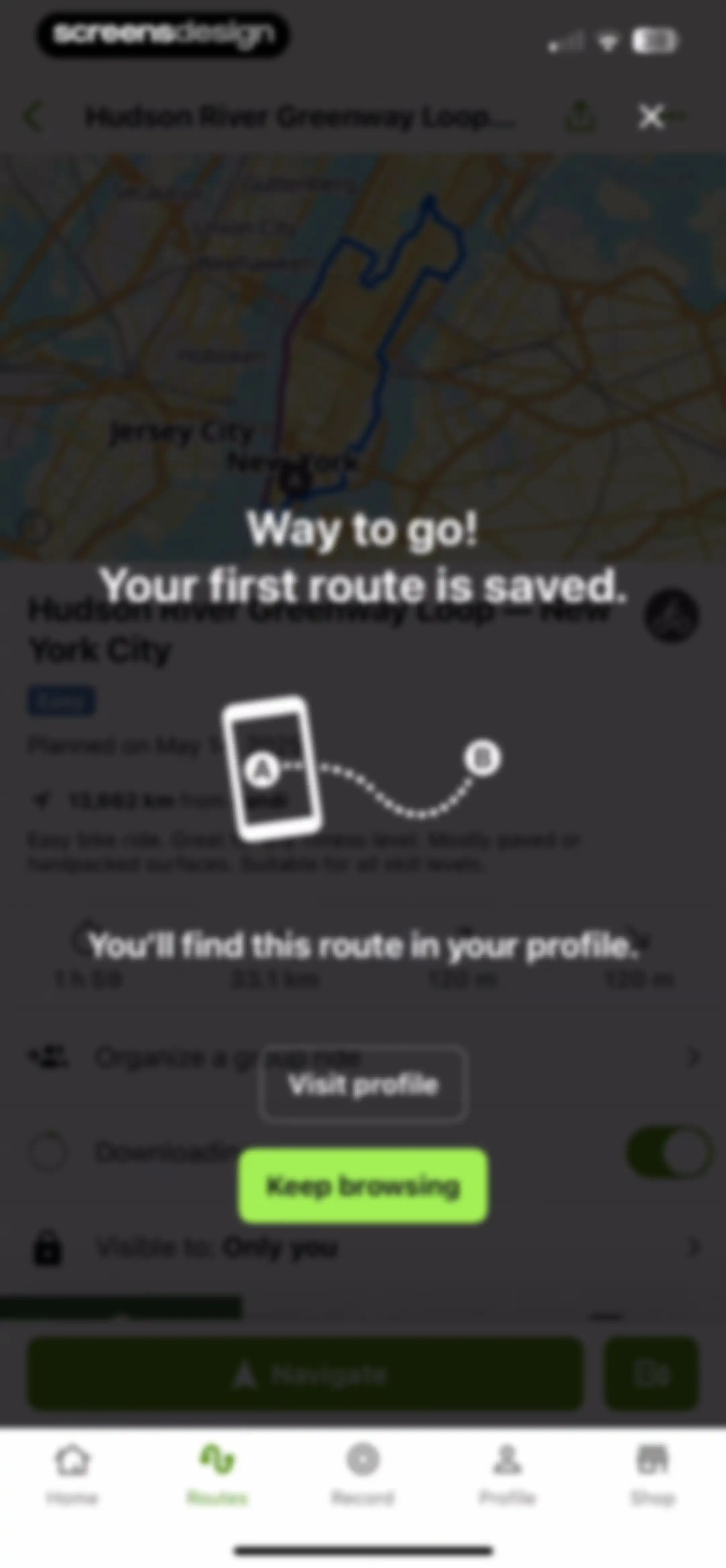 komoot - hike, bike & run screen 75