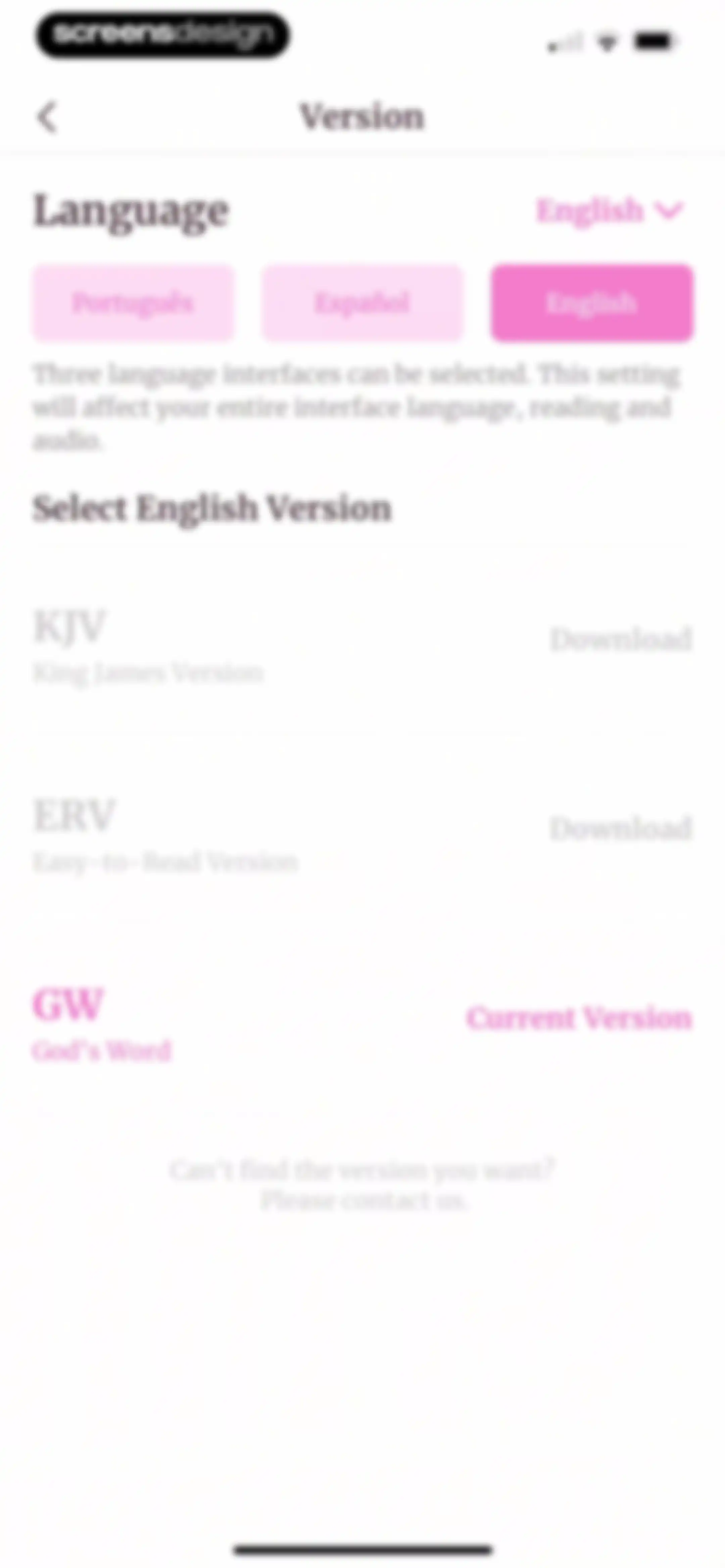 Bible For Women. screen 97