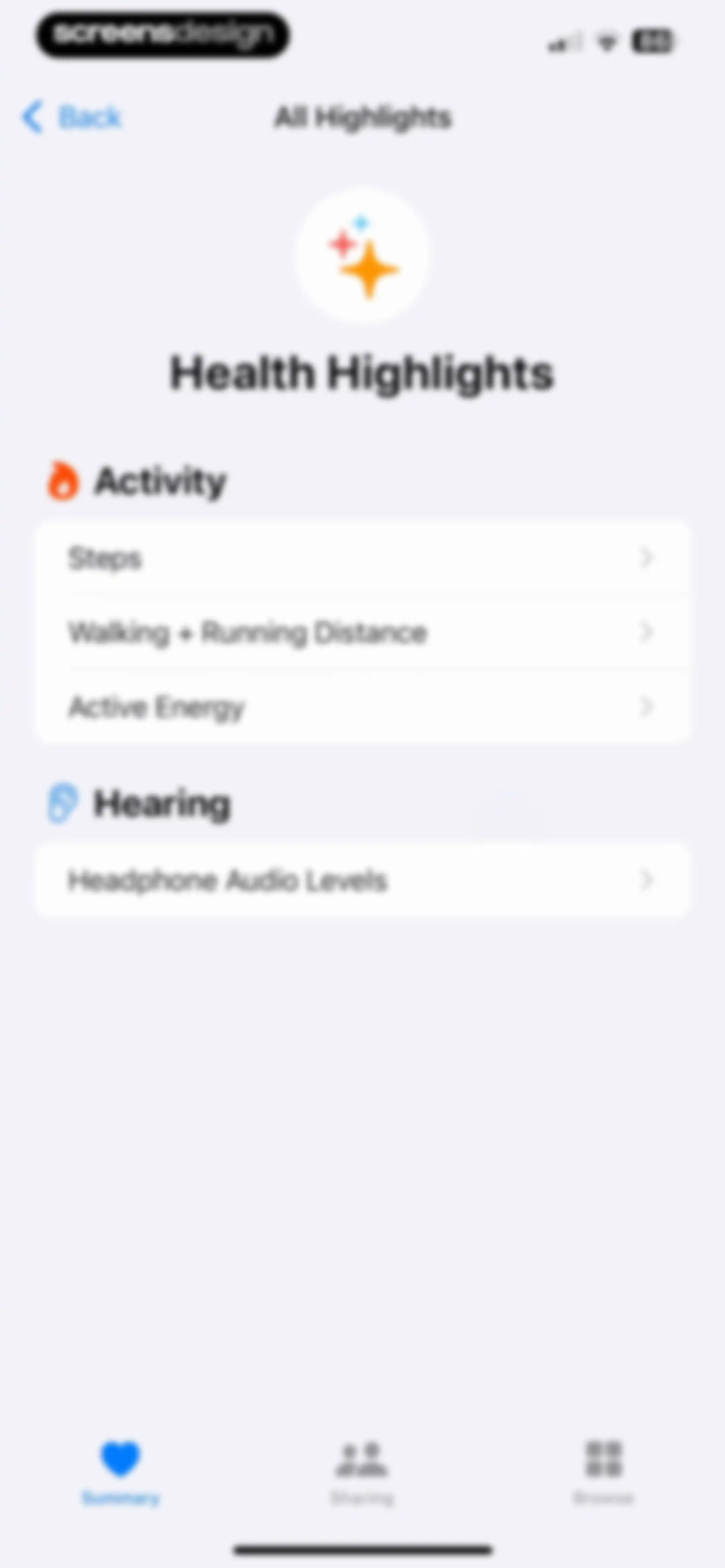 Apple Health screen 28