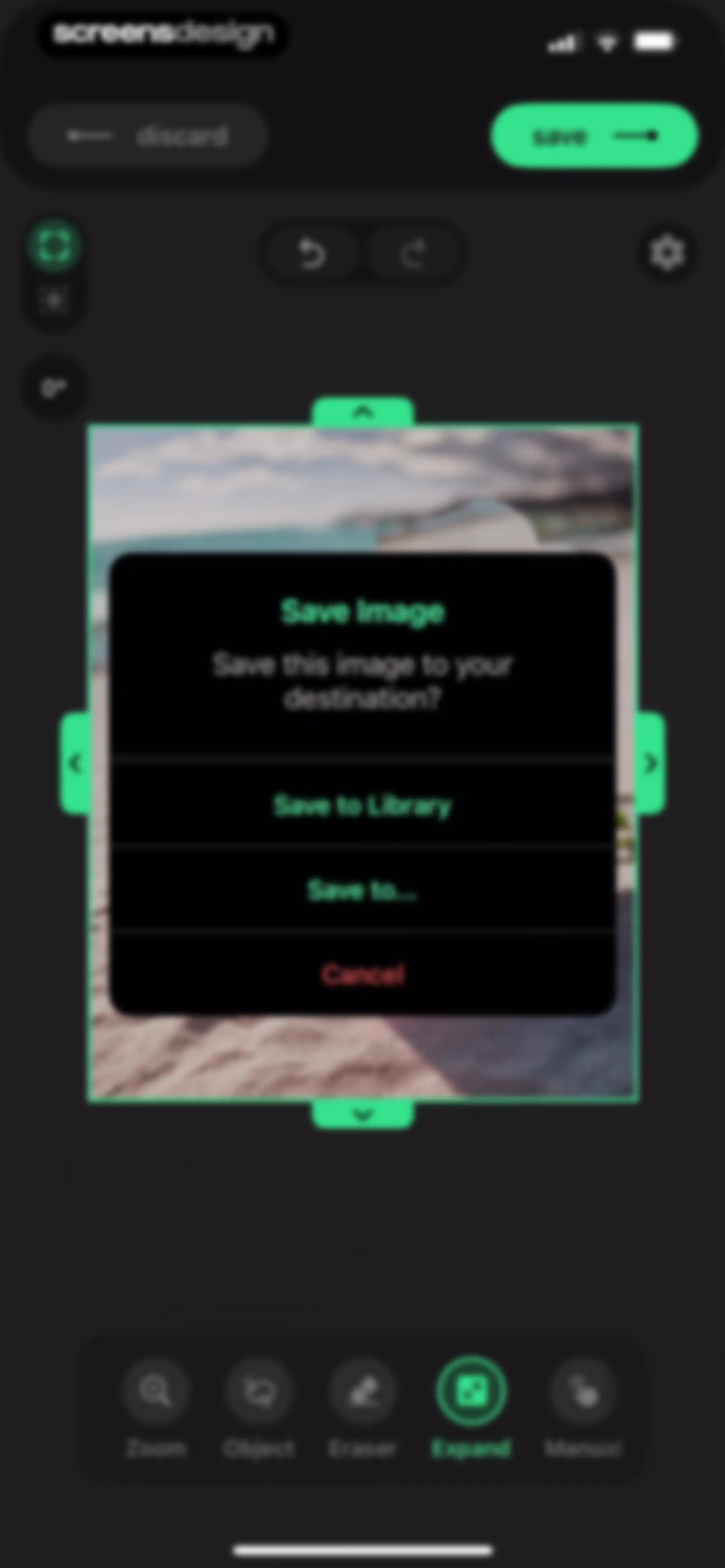 Remove Objects screen 43