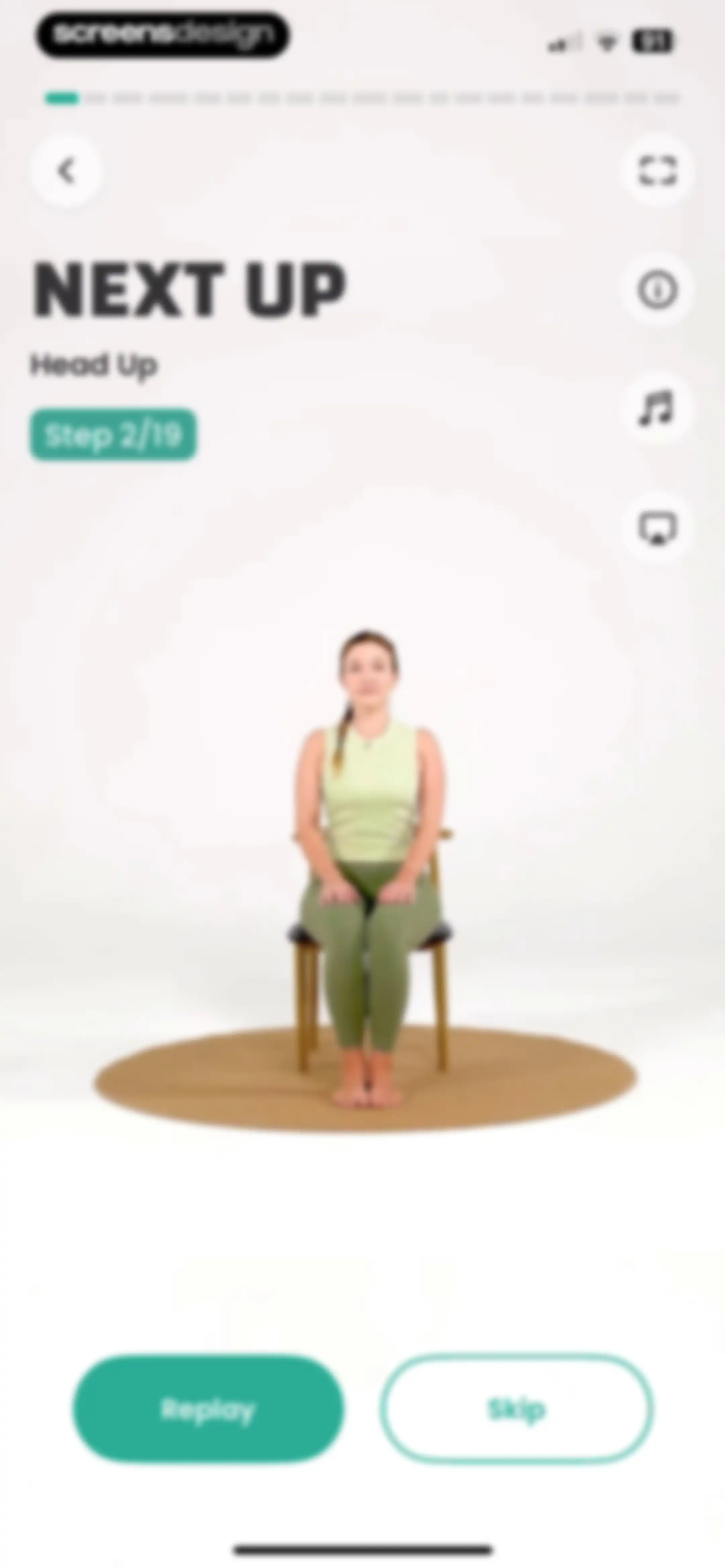Workout for Seniors: SeniorFit screen 84