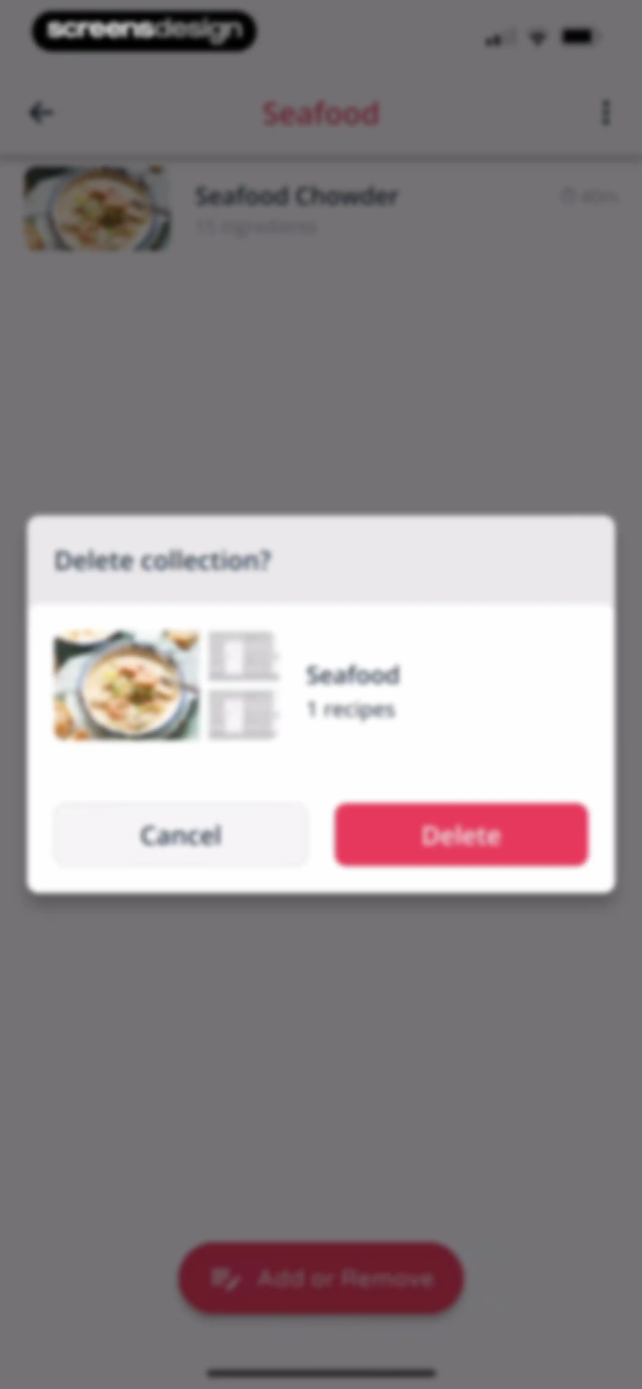 Stashcook: Recipe Keeper screen 125