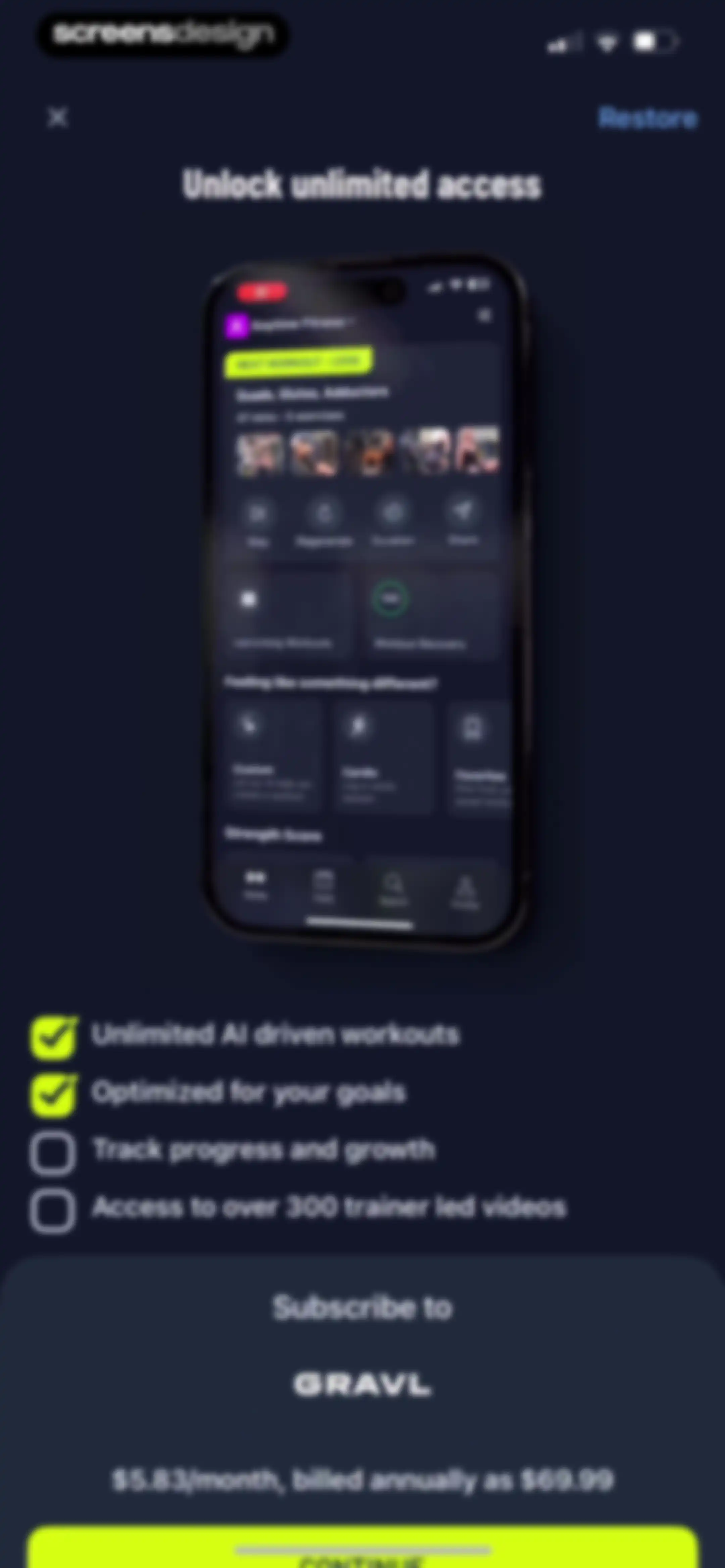 Personal Trainer: Gravl screen 29