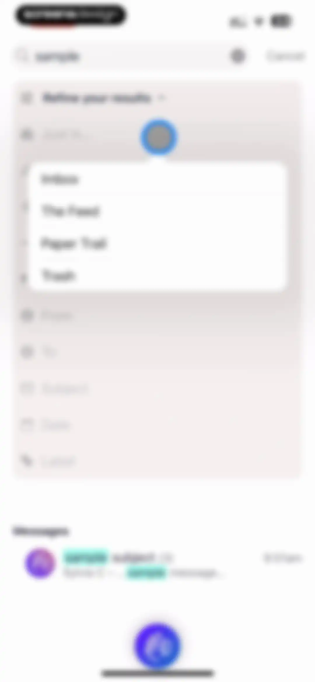 HEY Email screen 84