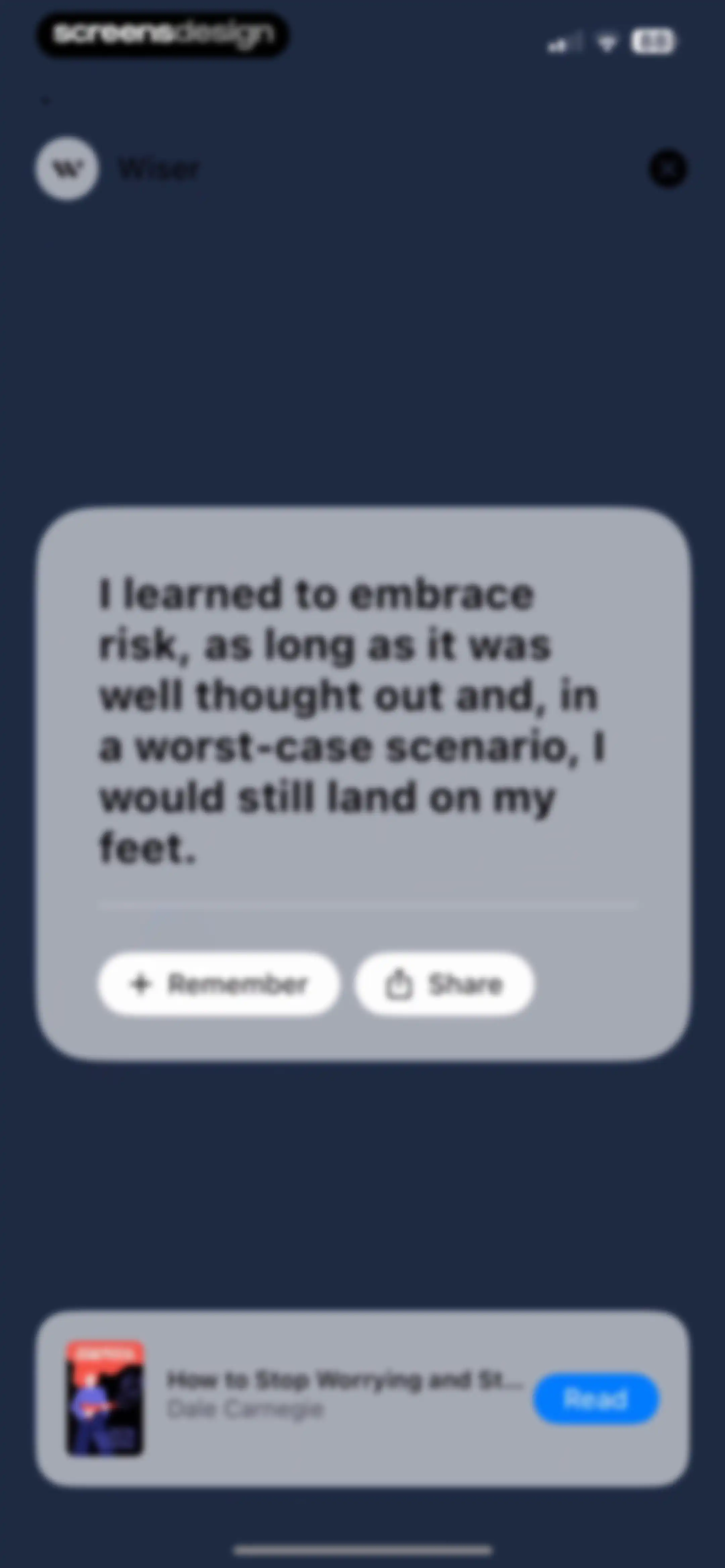 Wiser: Bite-Sized Learning screen 73