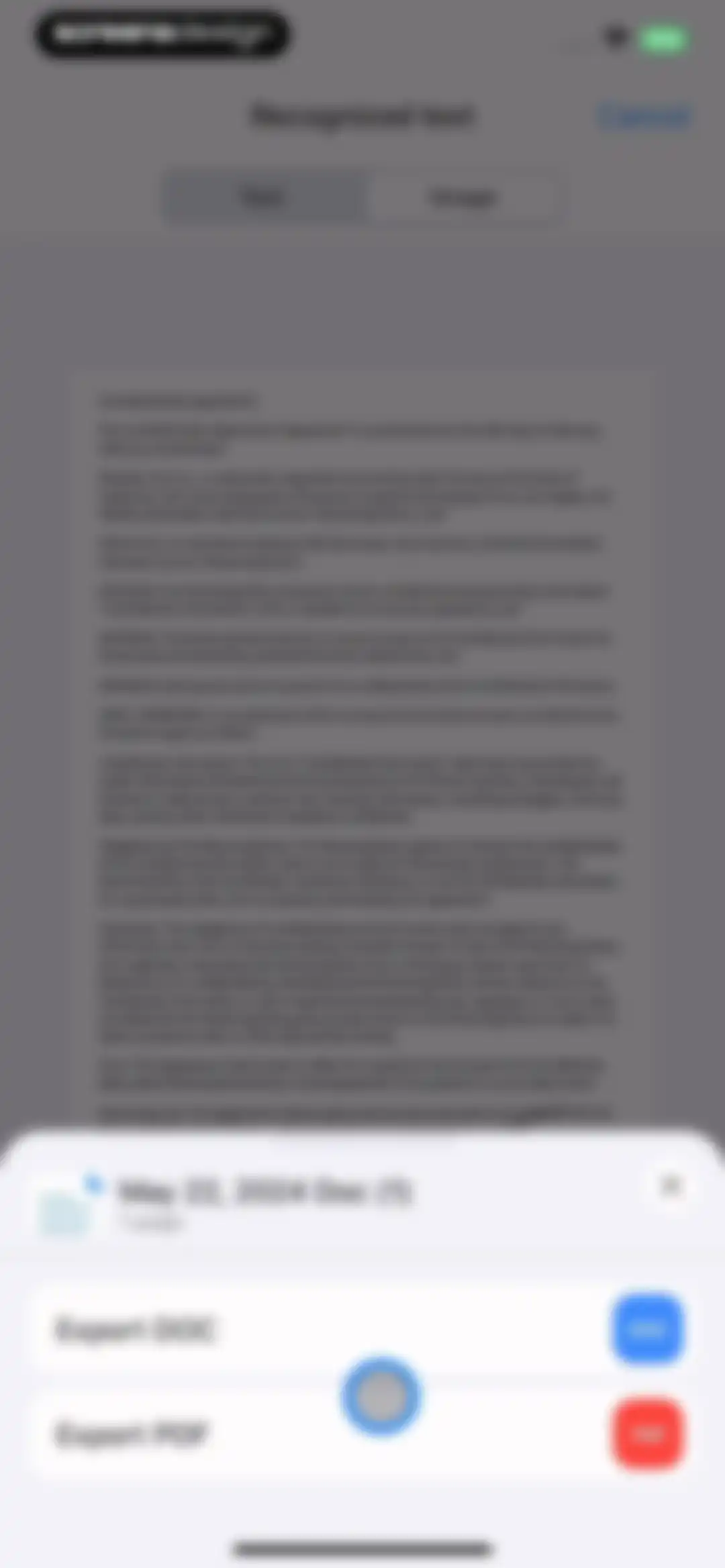 Scanner Doc: Scan PDF Document screen 16